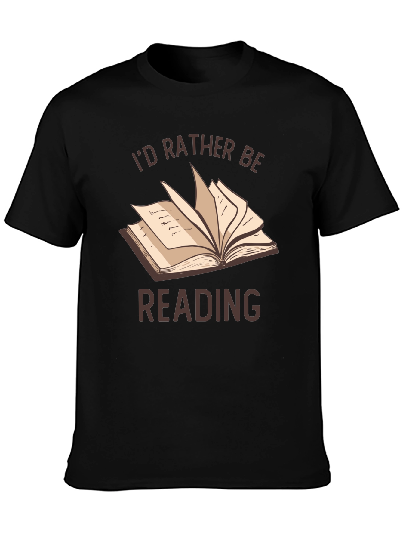 Id Rather Be Reading T-Shirt | Book Lover Tee