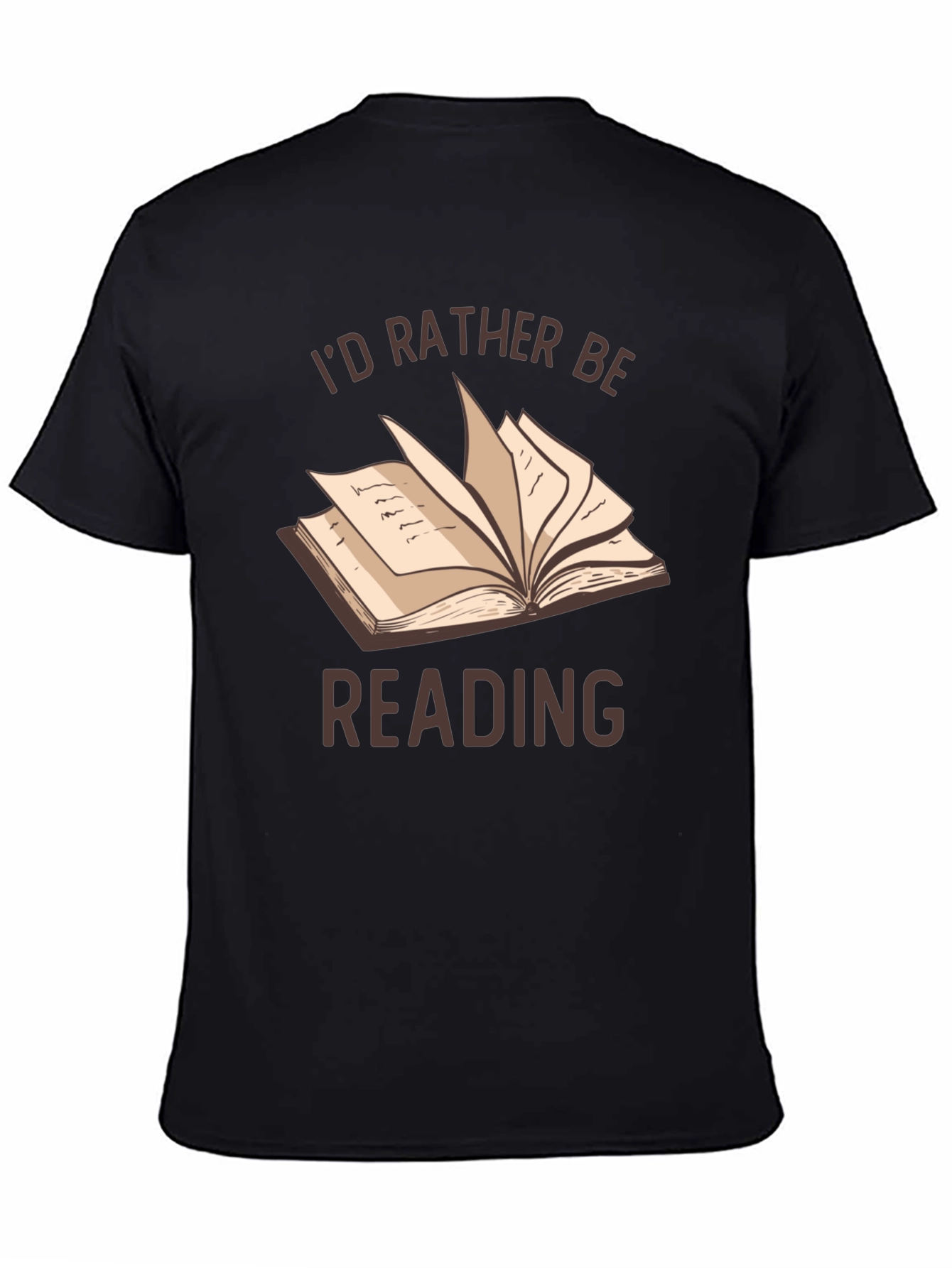 Id Rather Be Reading T-Shirt | Book Lover Tee