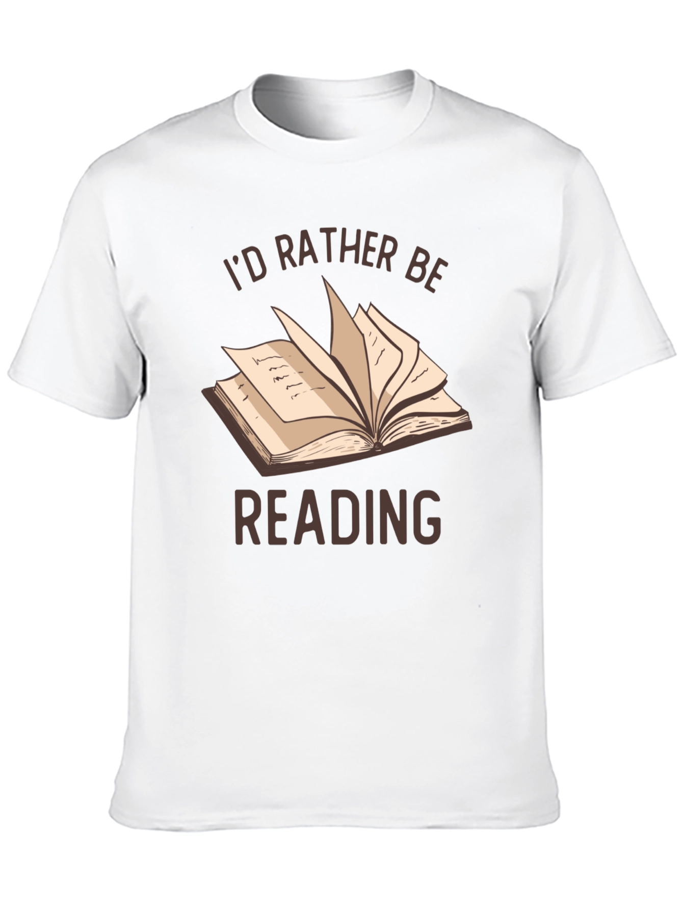 Id Rather Be Reading T-Shirt | Book Lover Tee