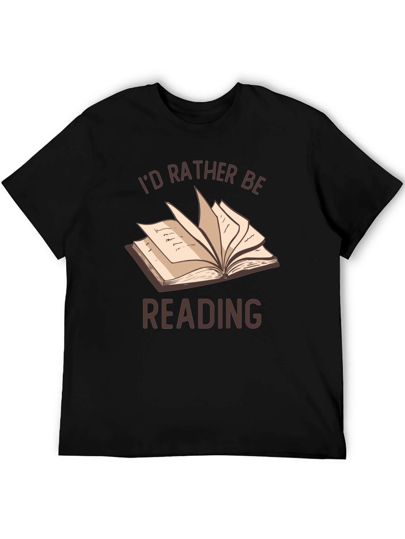 Id Rather Be Reading T-Shirt | Book Lover Tee