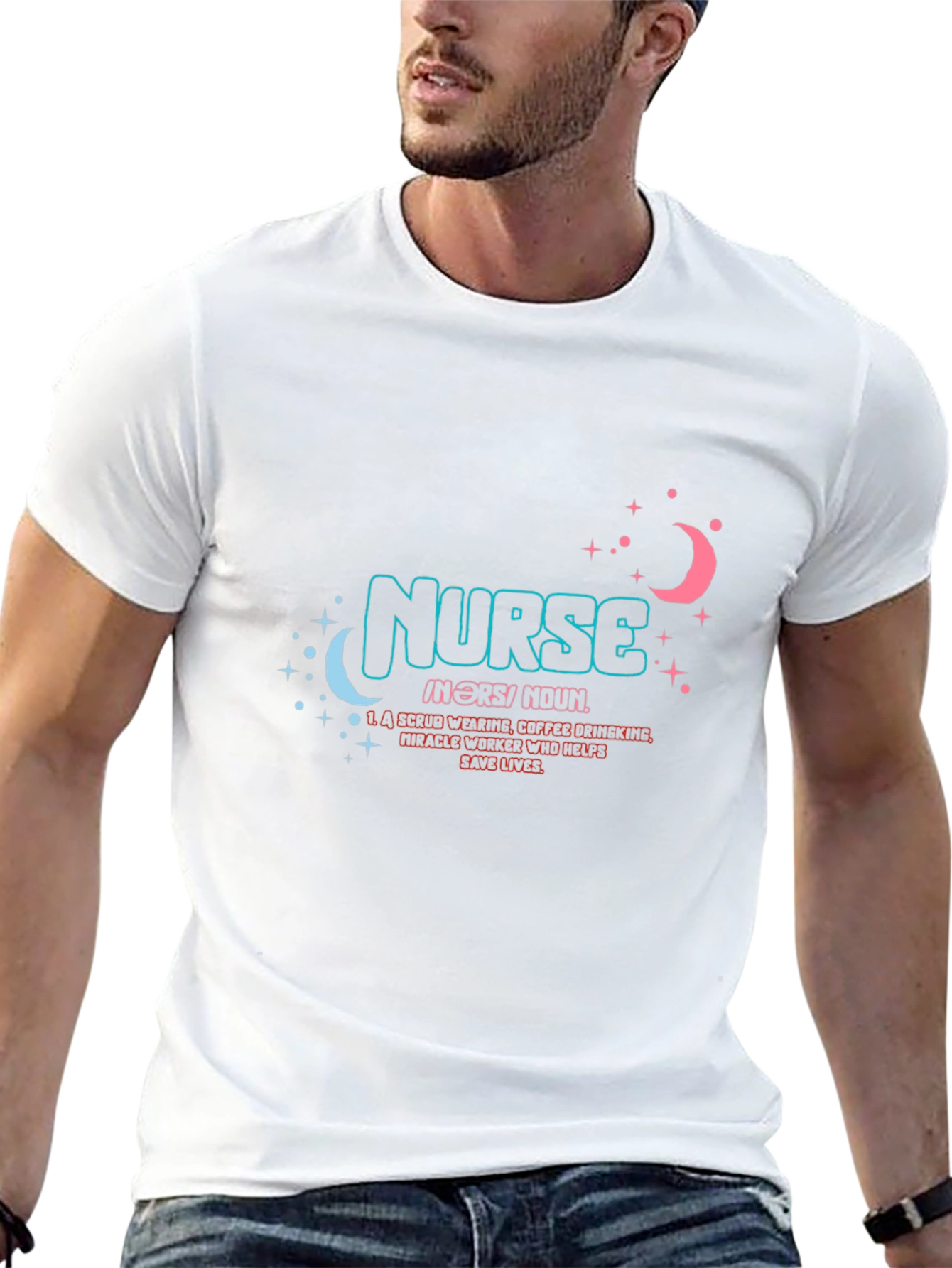 Nurse Definition Black Graphic T-Shirt