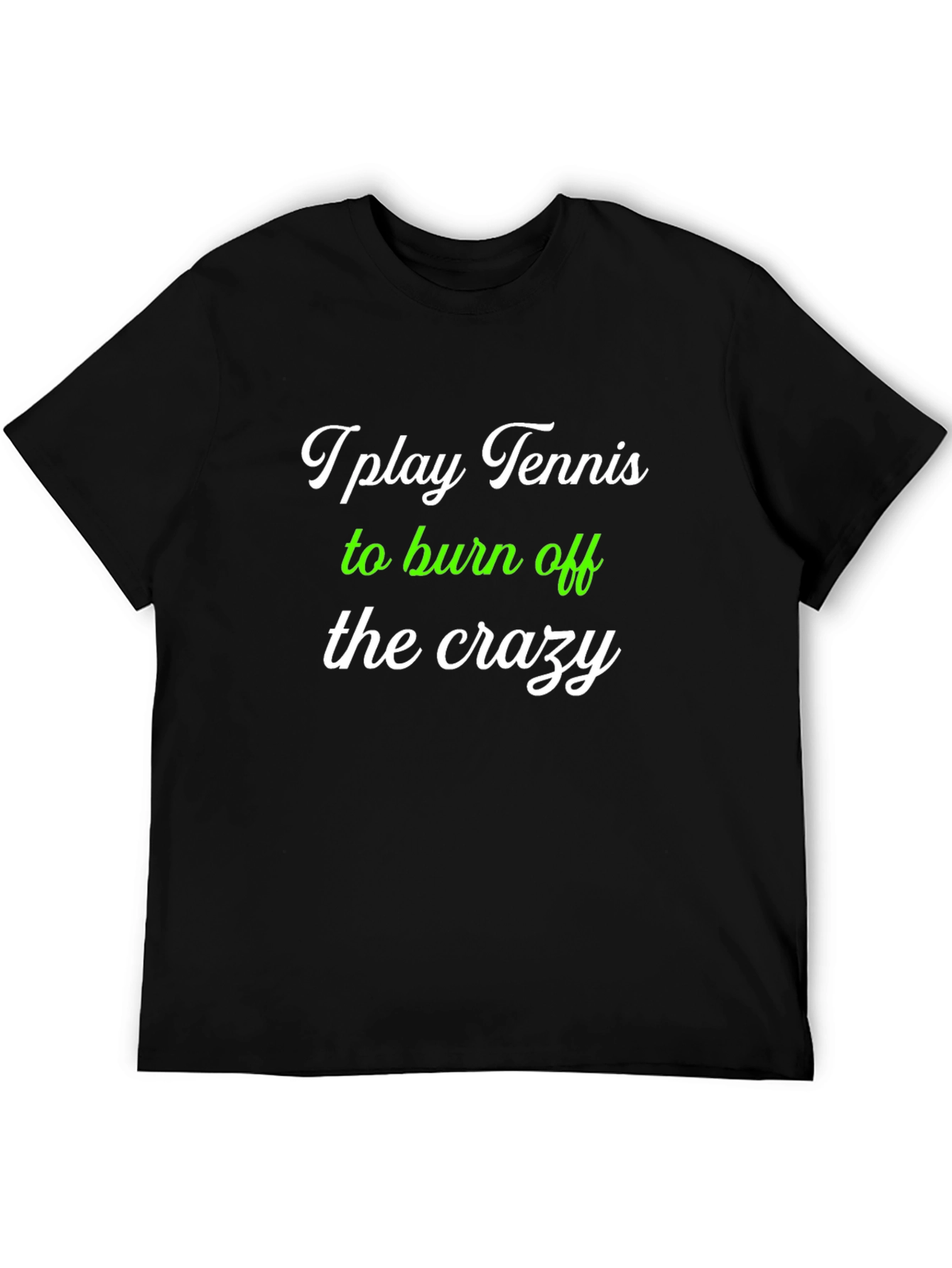 Tennis Crazy Burnout T-Shirt