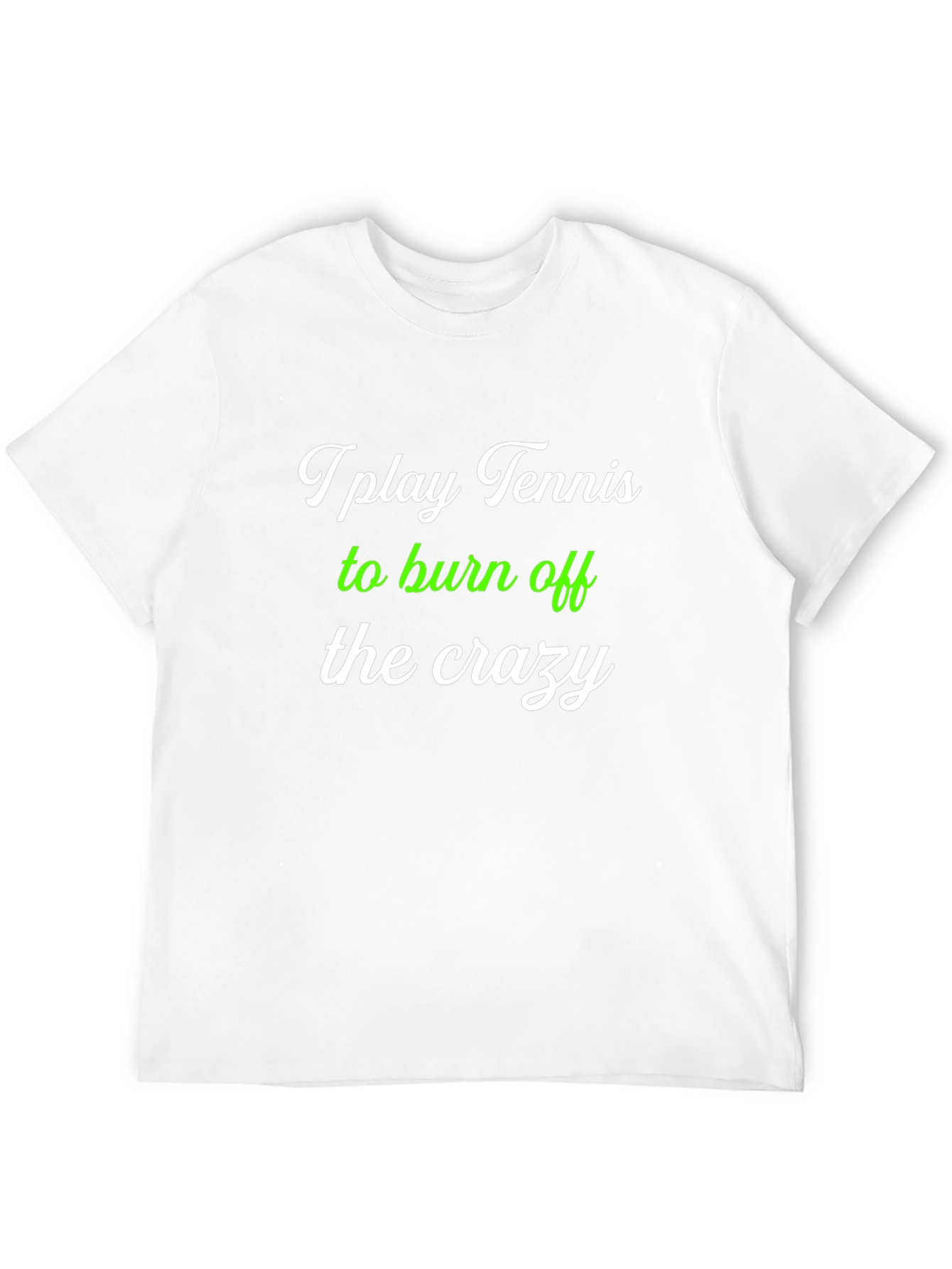 Tennis Crazy Burnout T-Shirt