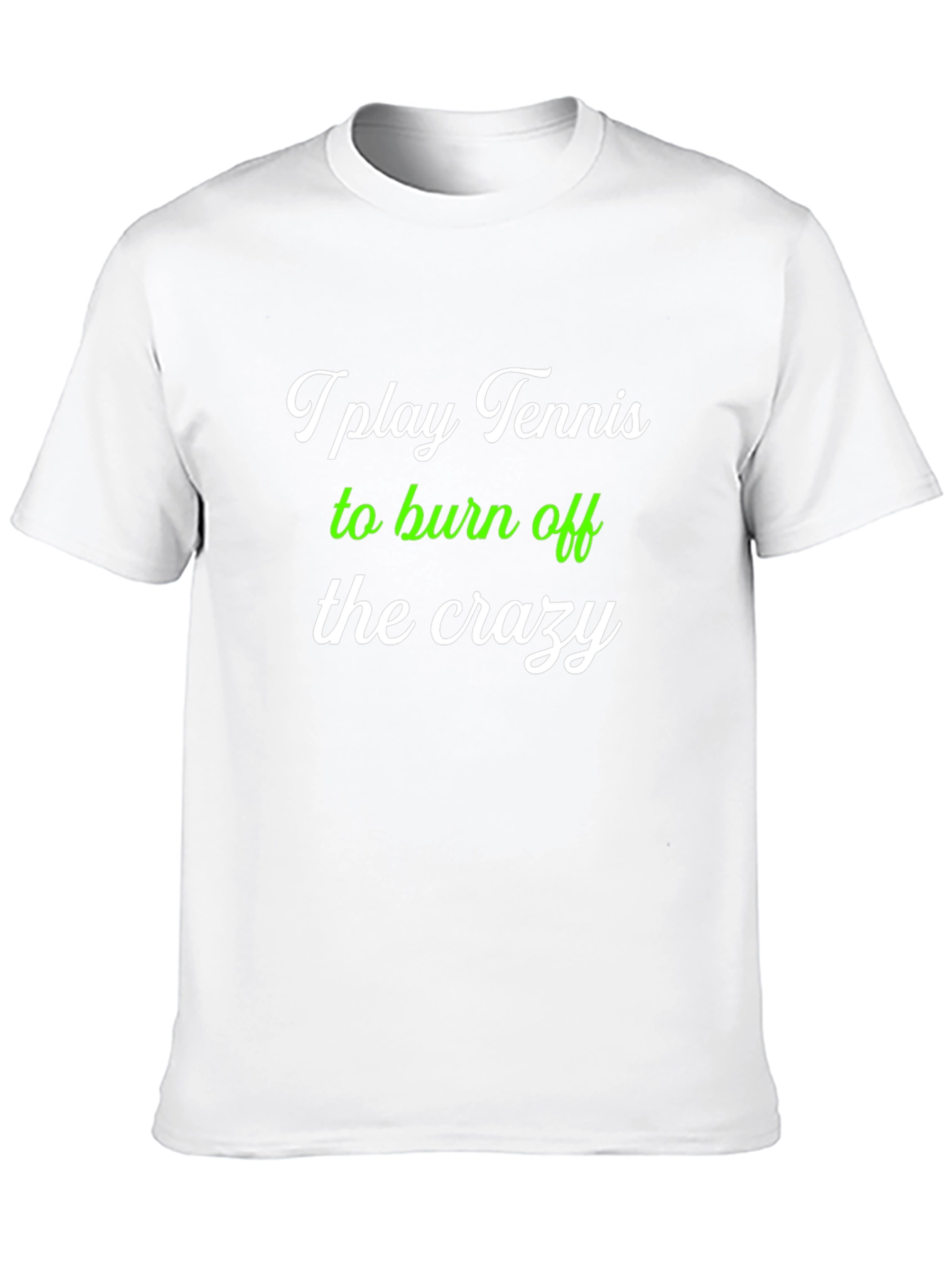Tennis Crazy Burnout T-Shirt