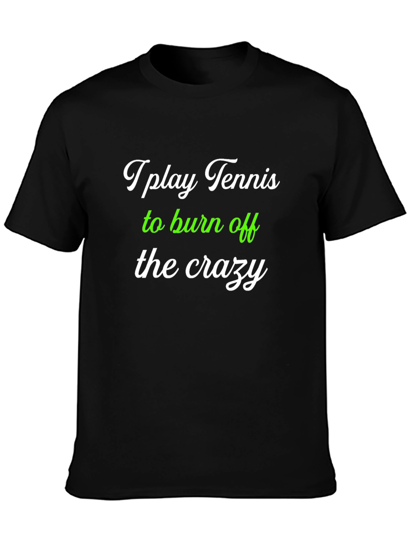 Tennis Crazy Burnout T-Shirt