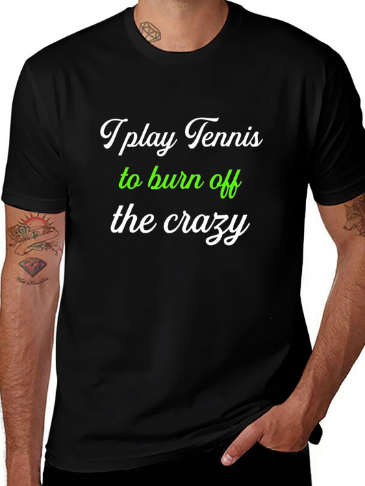Tennis Crazy Burnout T-Shirt