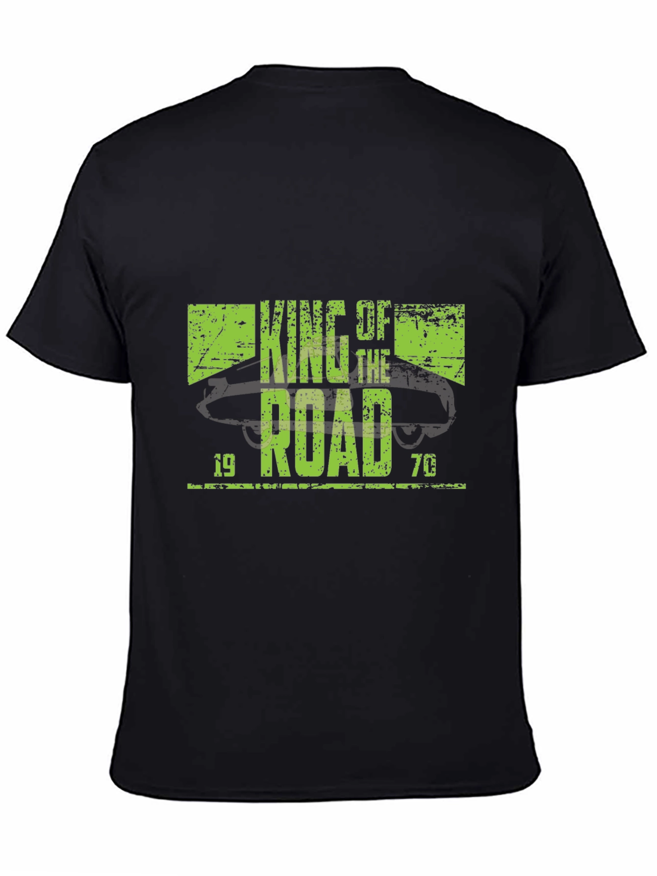 King of the Road 1970 Black T-Shirt