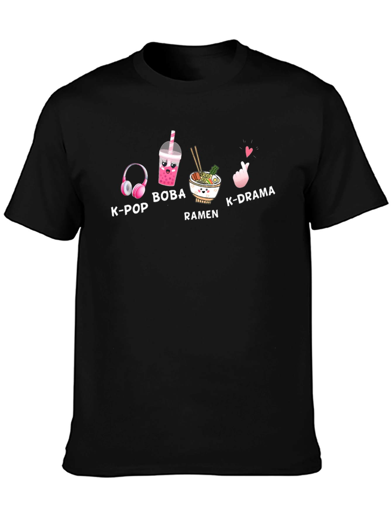 K-Pop Boba Ramen K-Drama T-Shirt