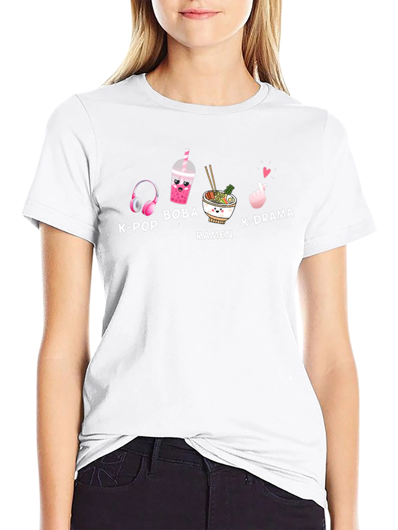 K-Pop Boba Ramen K-Drama T-Shirt