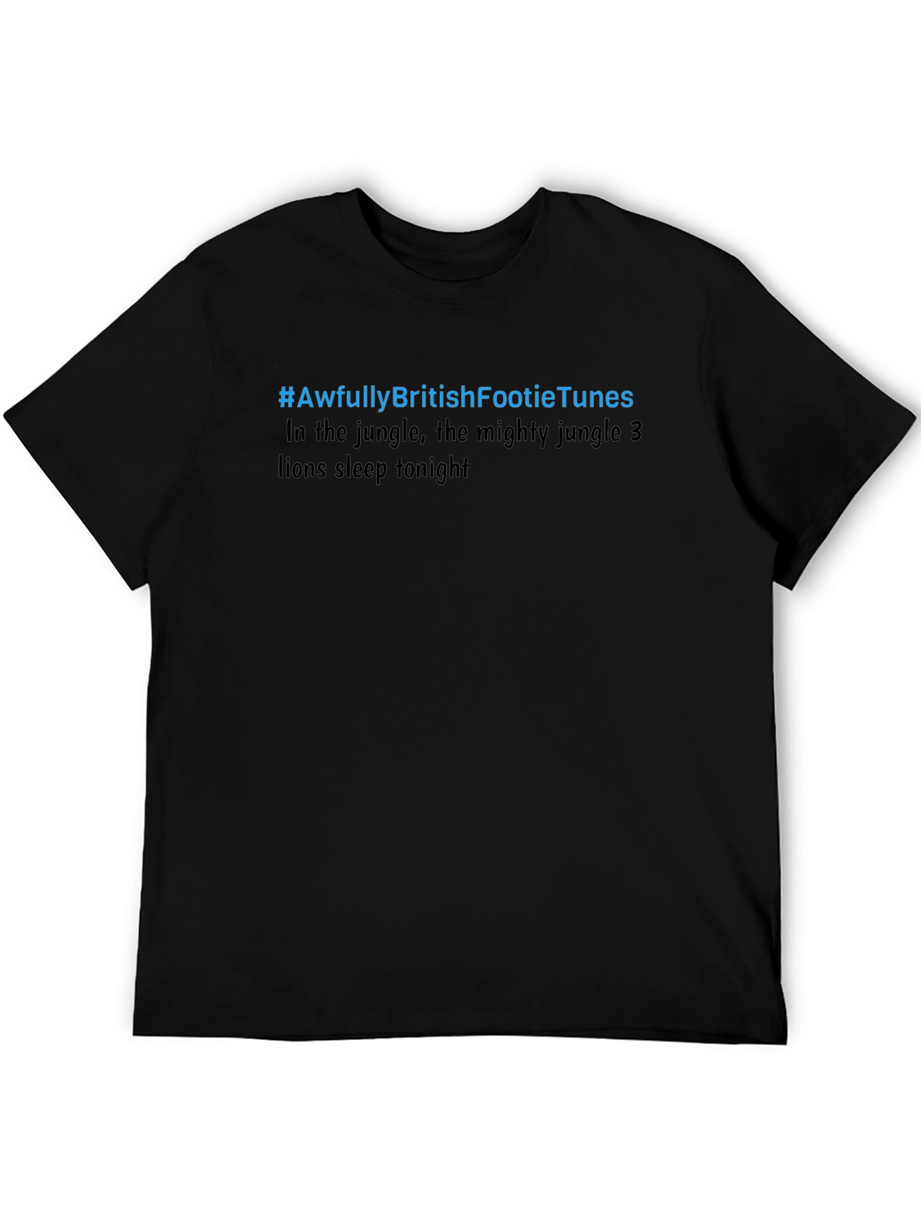 Awfully British Footie Tunes T-Shirt