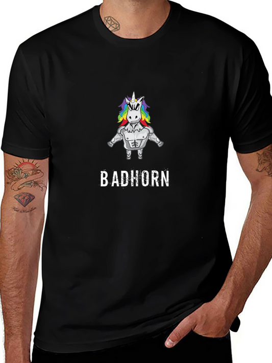 Badhorn Unicorn Graphic T-Shirt