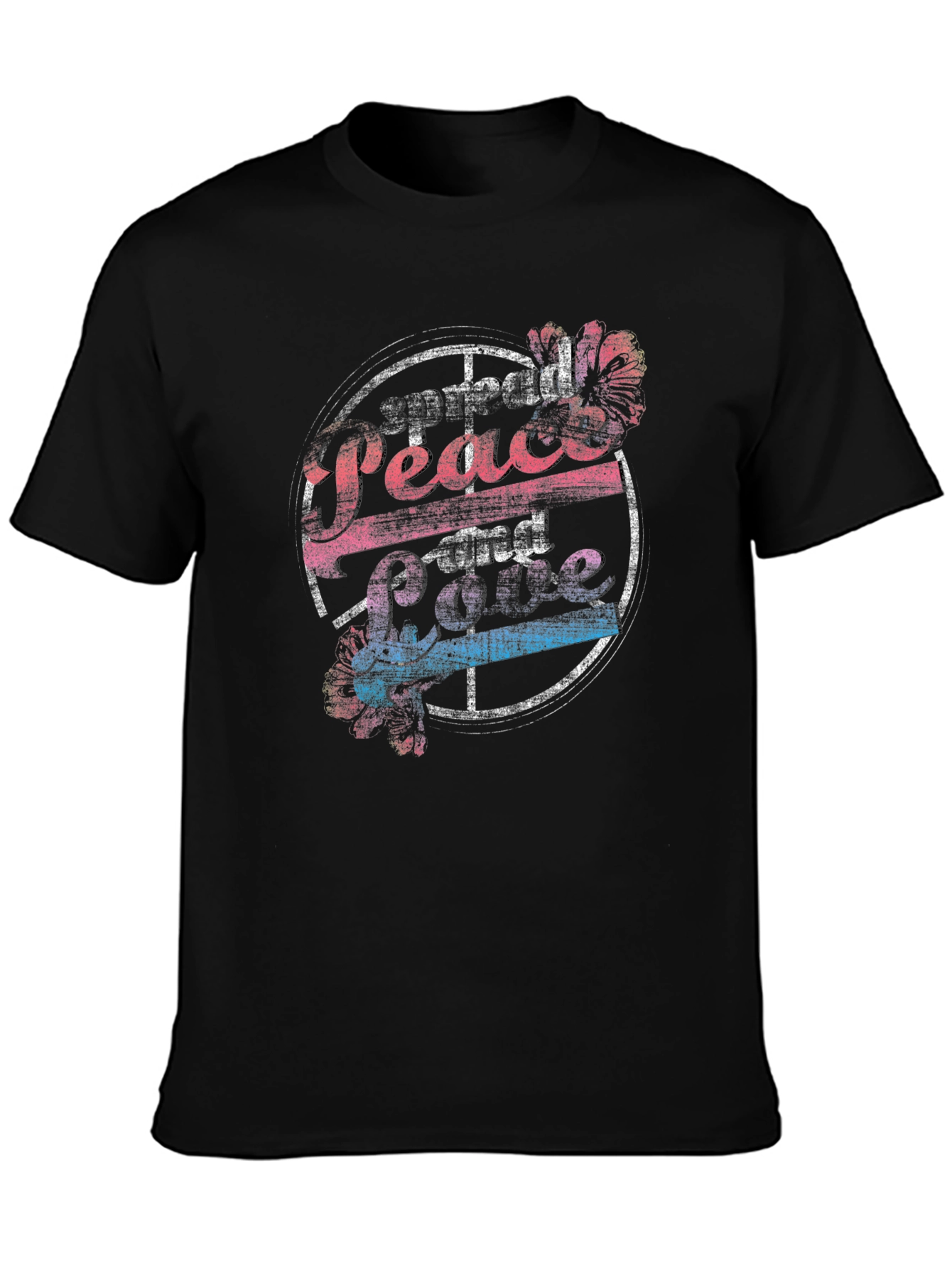 Peace and Love Graphic T-Shirt