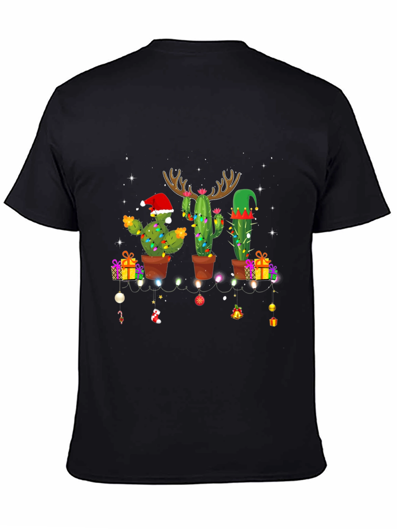 Festive Cactus Christmas T-Shirt
