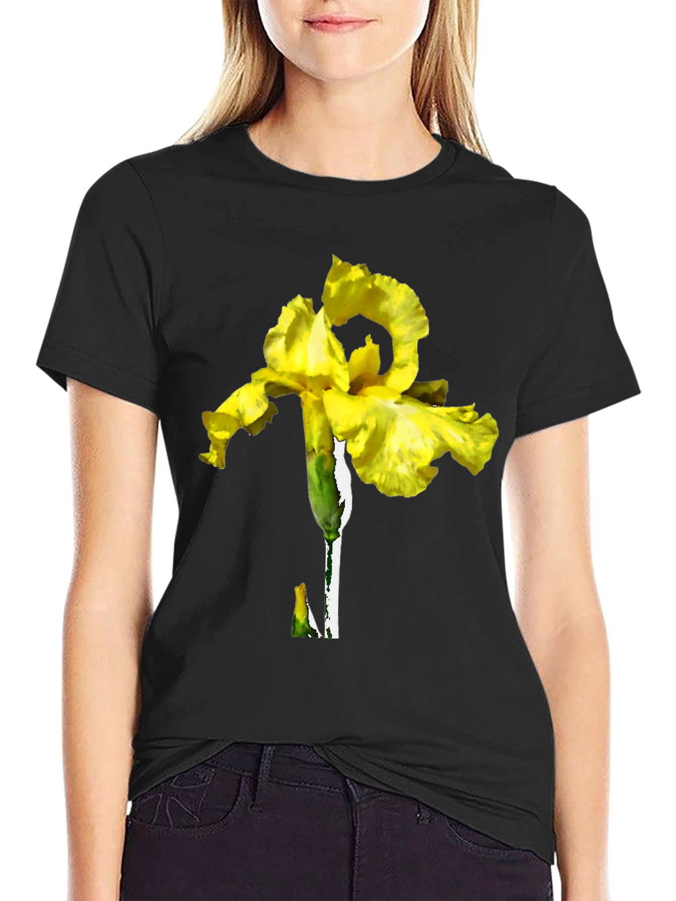 Yellow Iris Graphic T-Shirt