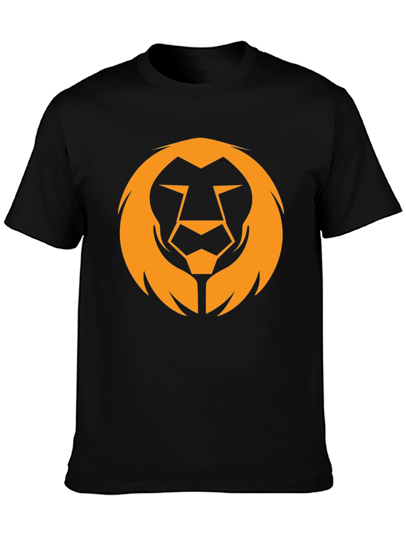 Bold Lion Graphic Tee - Black