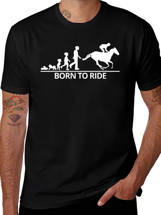 Born To Ride Evolution Graphic T-Shirt