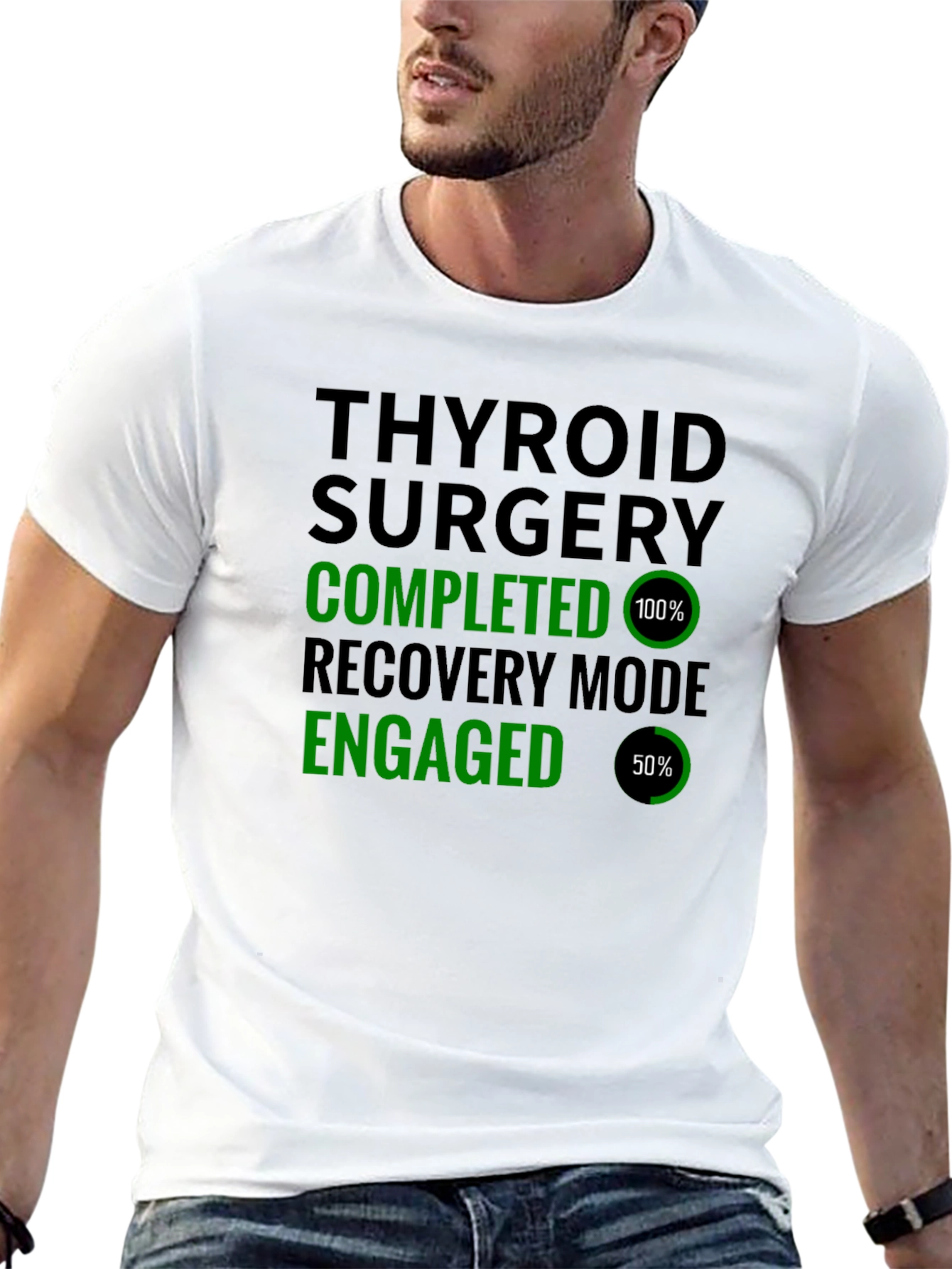 Thyroid Surgery Completed Recovery Mode T-Shirt