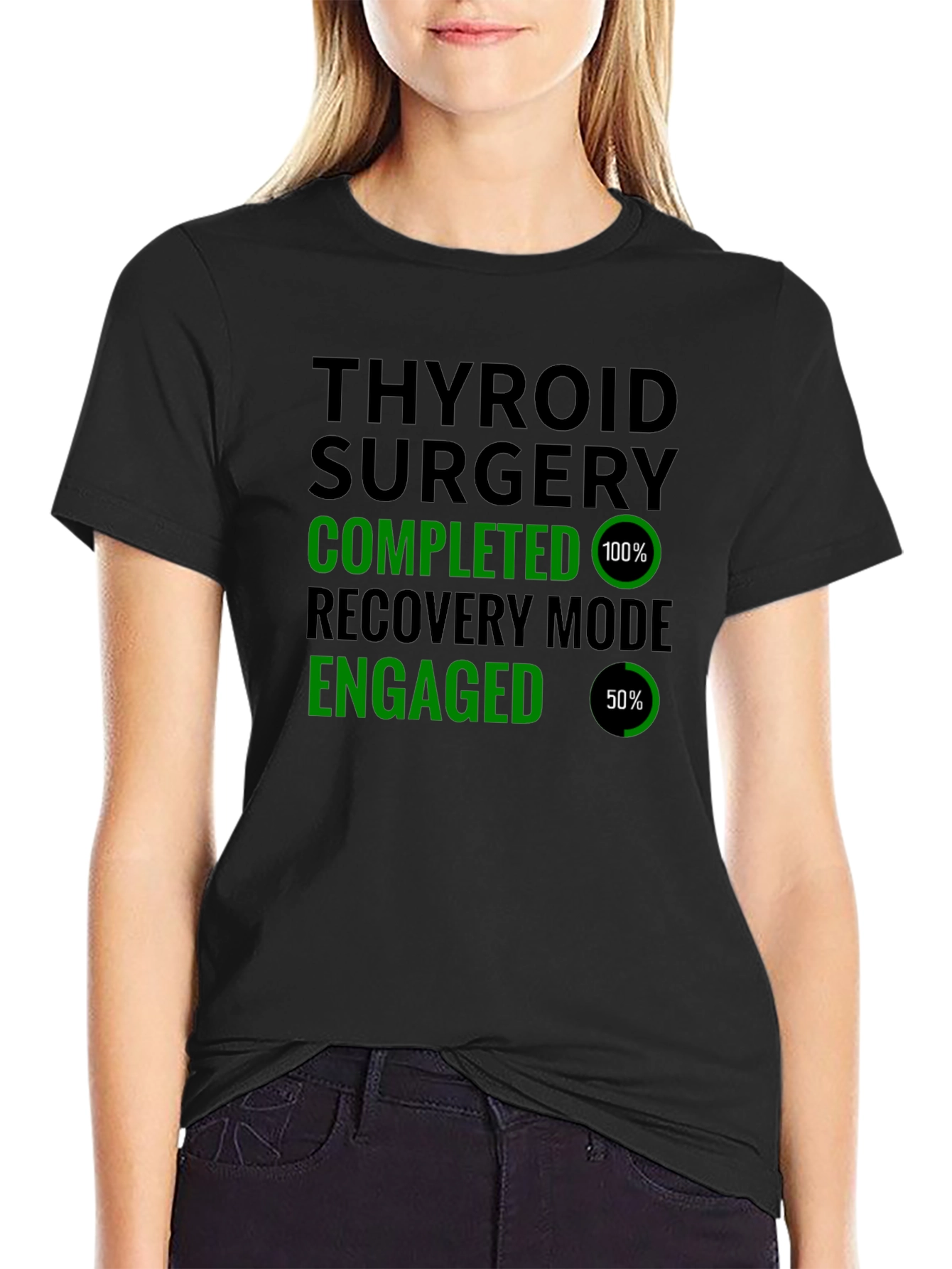 Thyroid Surgery Completed Recovery Mode T-Shirt