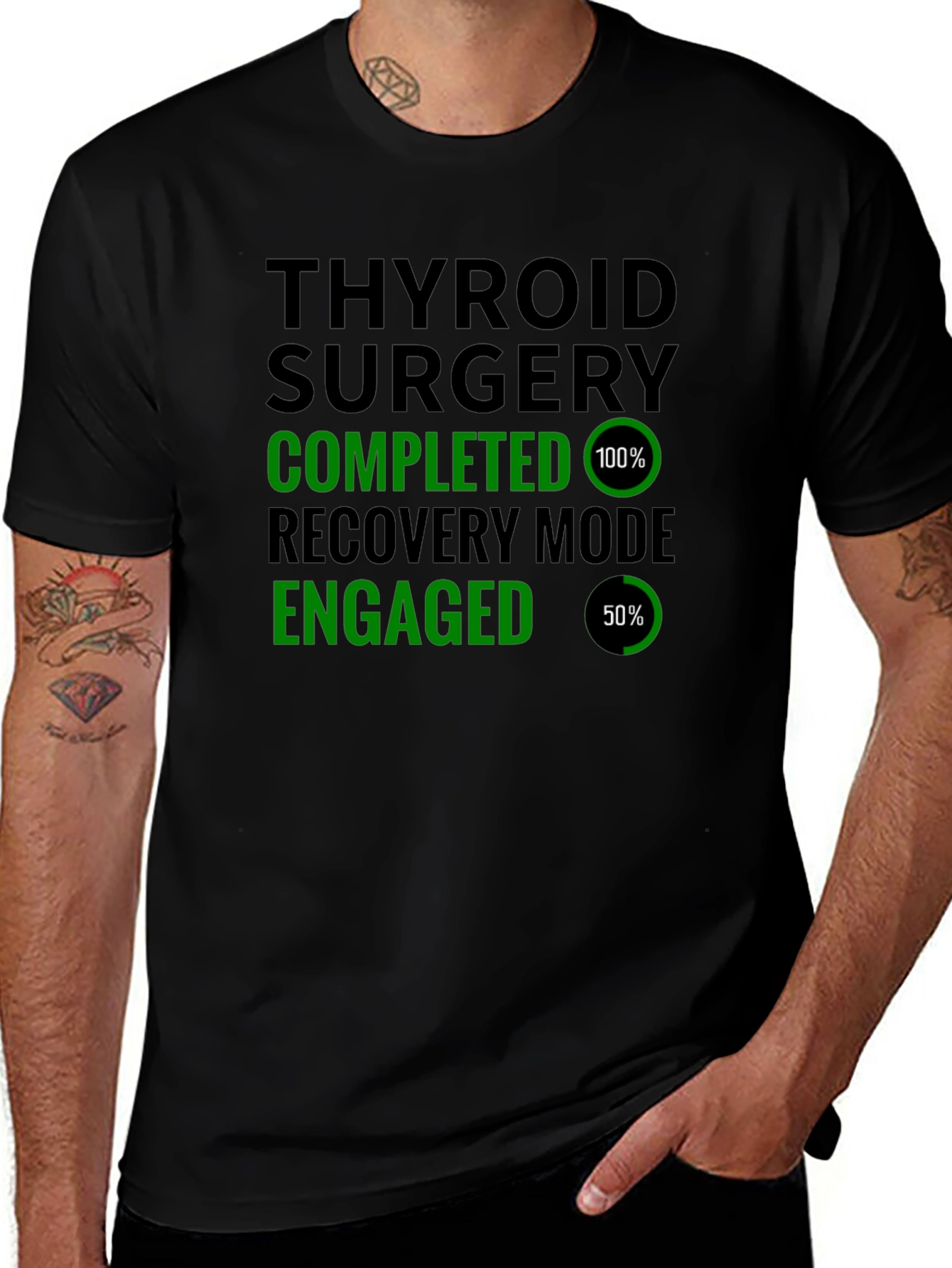 Thyroid Surgery Completed Recovery Mode T-Shirt