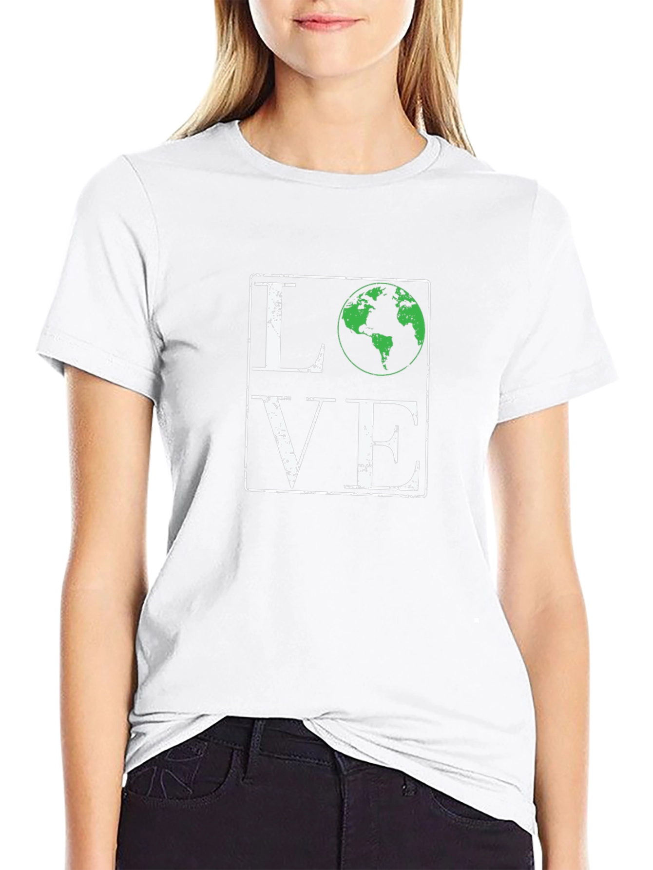 Love Earth Graphic Tee - Black