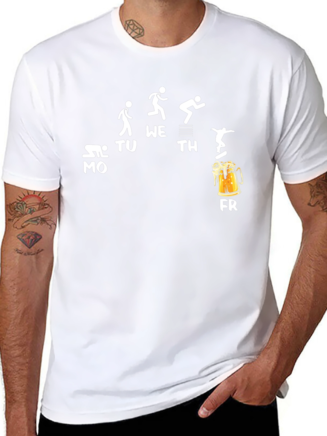Funny Weekday Beer Lover T-Shirt