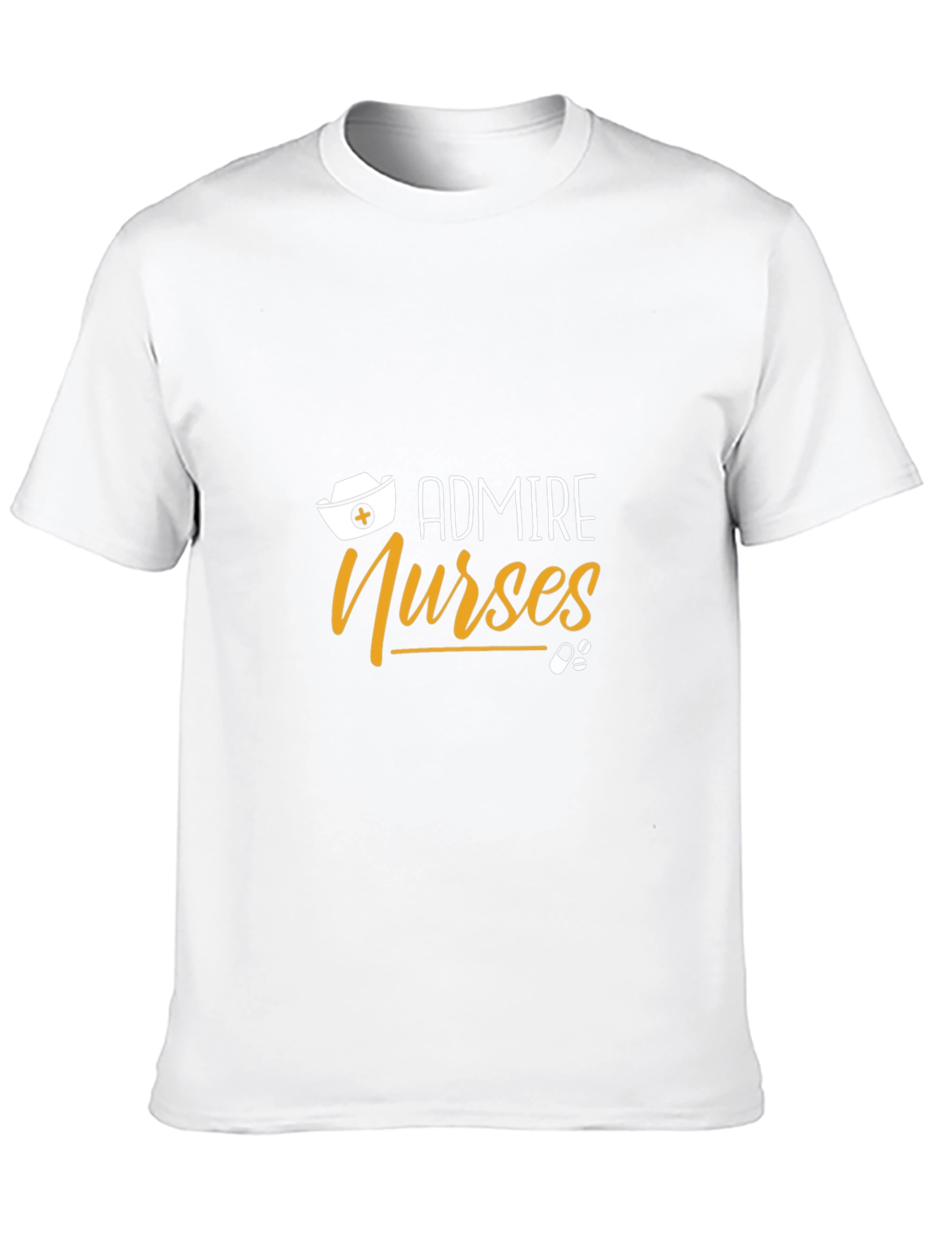 Admire Nurses Graphic Tee - Black
