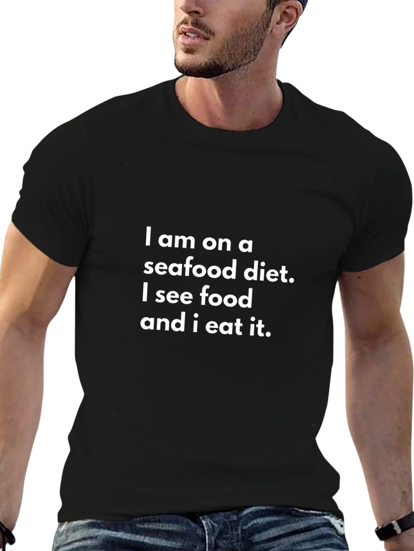 Seafood Diet T-Shirt - Funny Foodie Tee