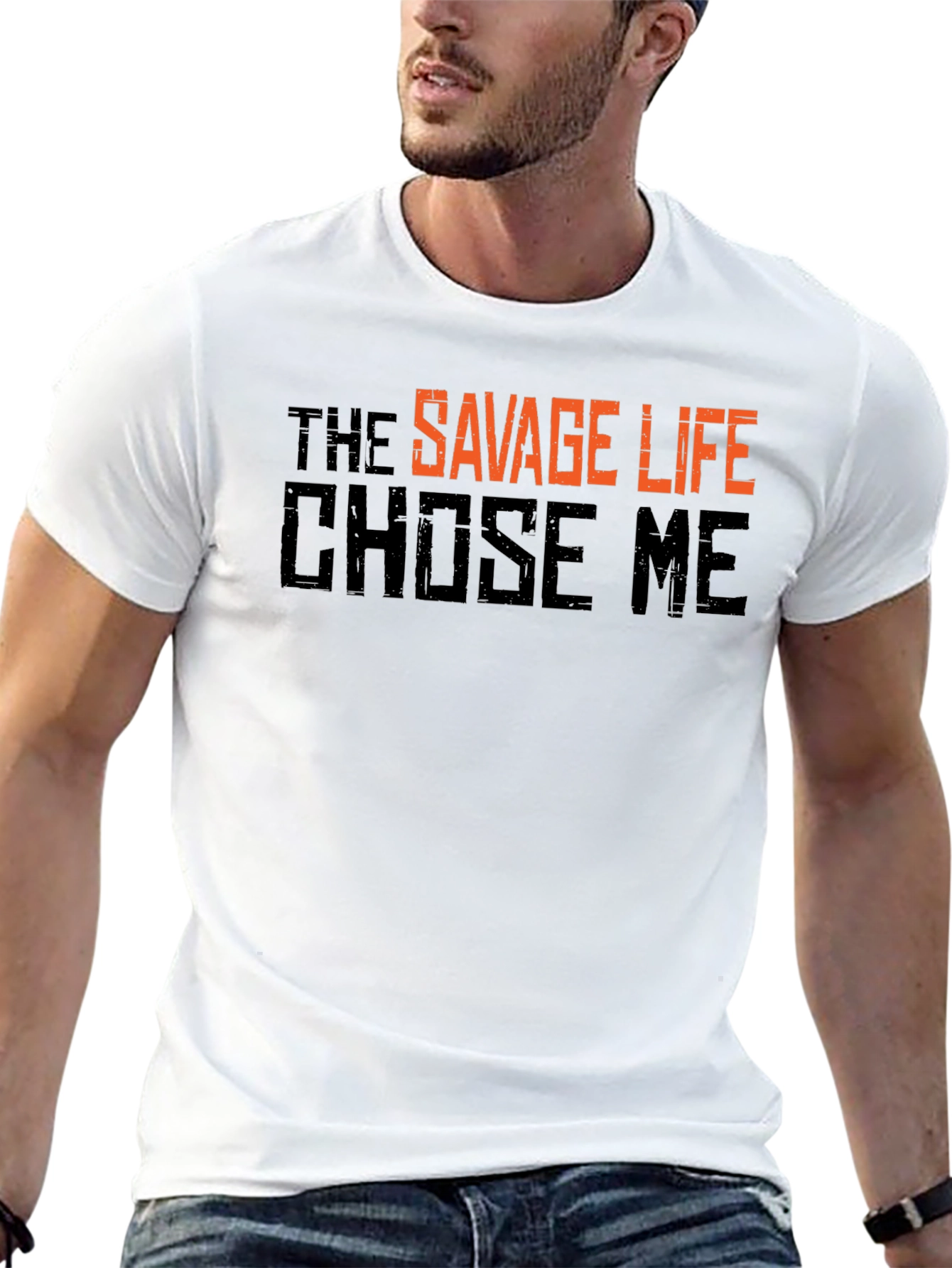 The Savage Life T-Shirt - Black Graphic Tee