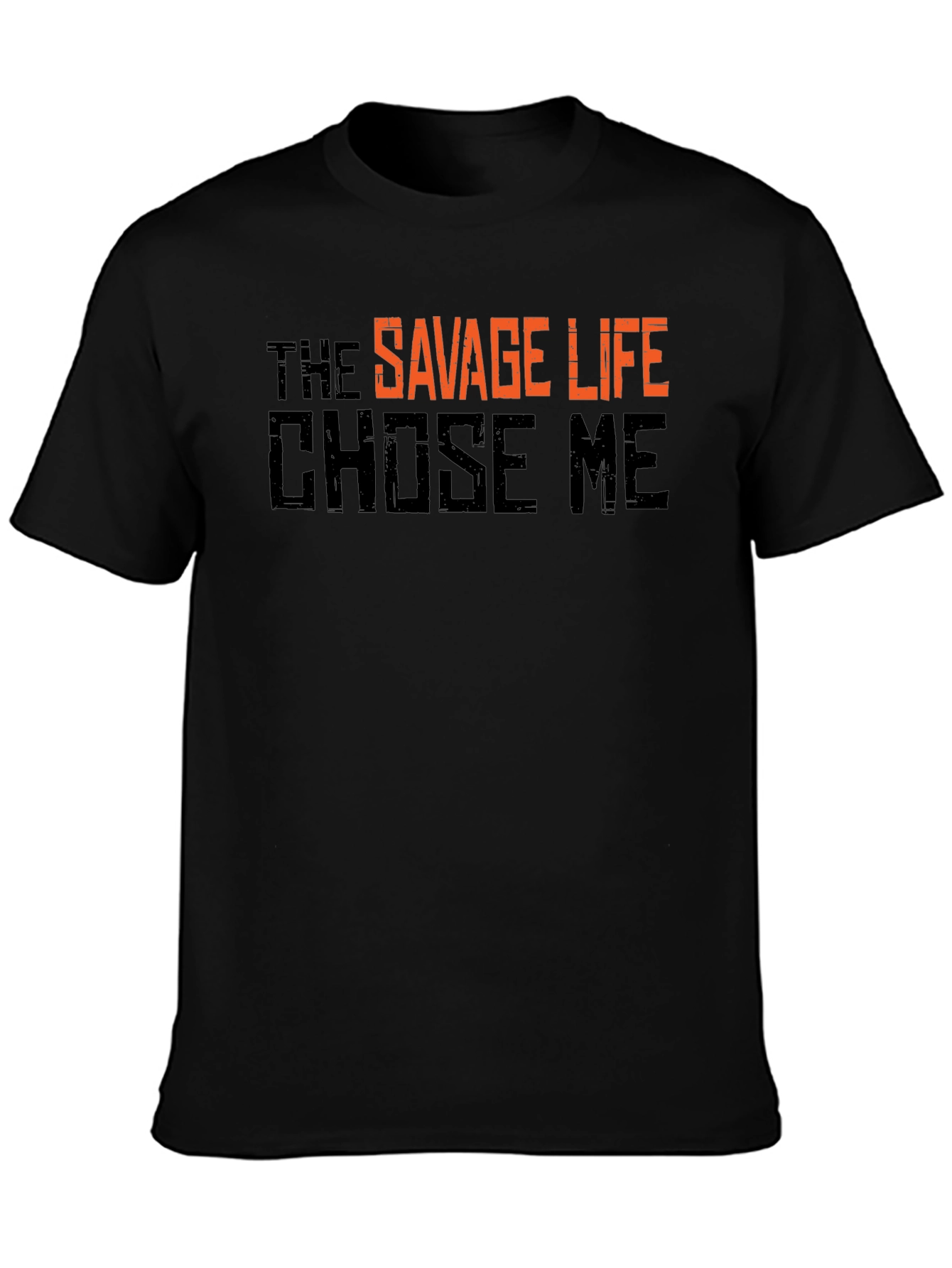 The Savage Life T-Shirt - Black Graphic Tee