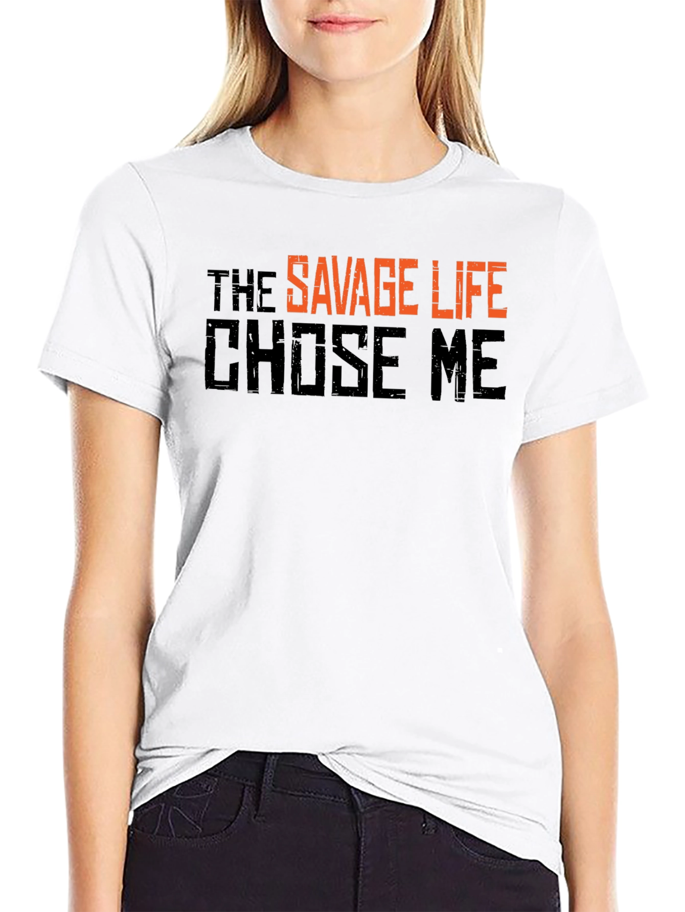 The Savage Life T-Shirt - Black Graphic Tee