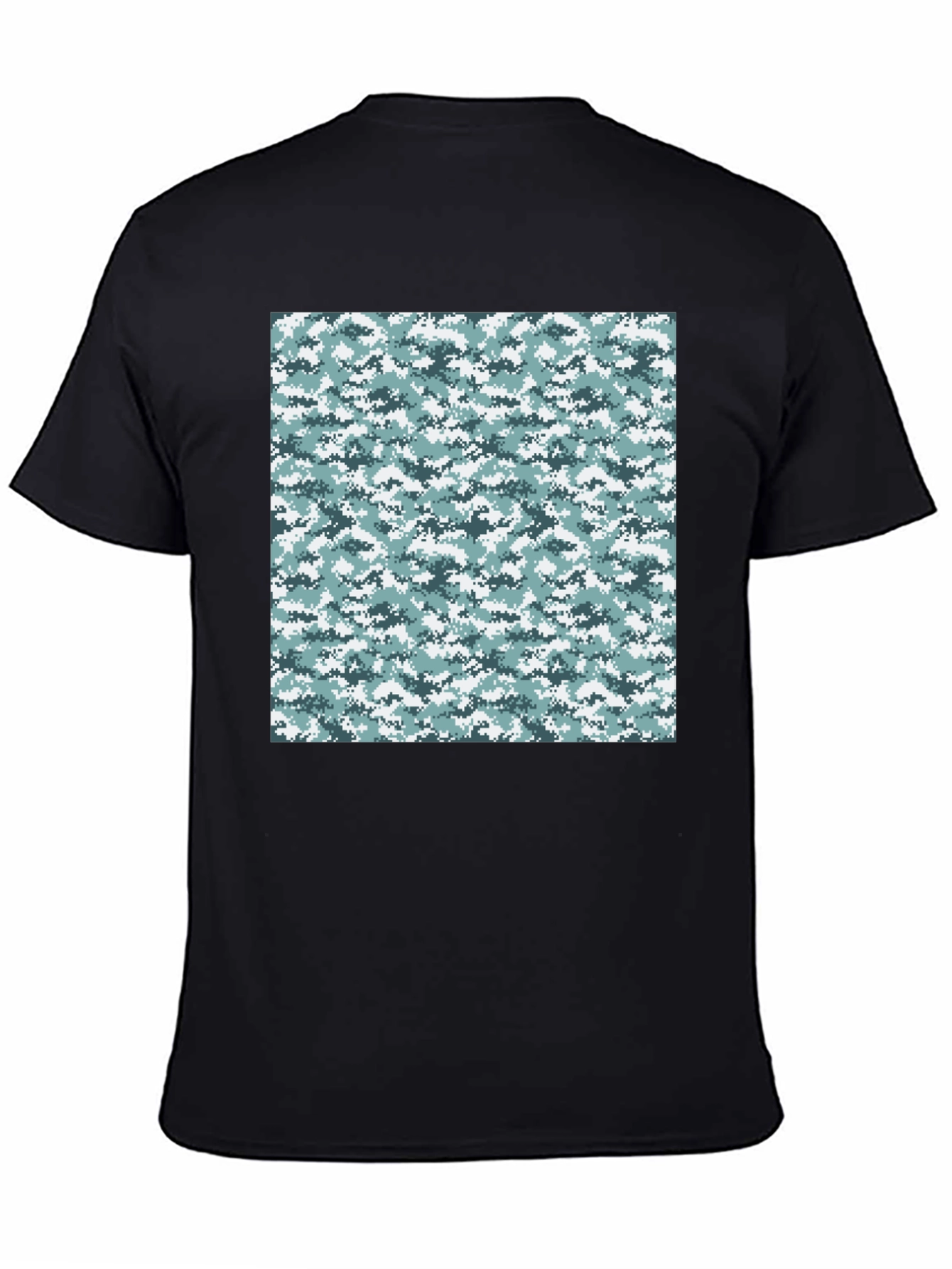 Urban Camo T-Shirt - Black Cotton Tee