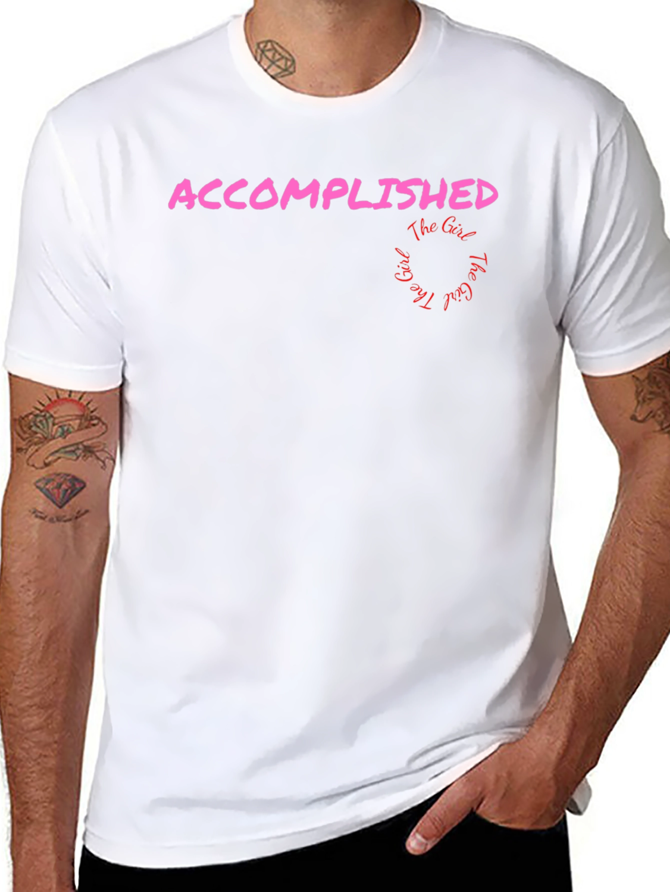 Accomplished Girl Graphic Tee - Black