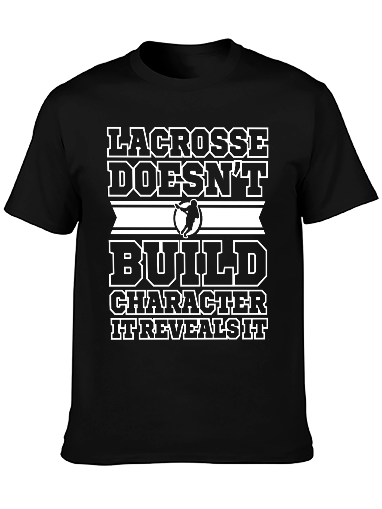 Lacrosse Character T-Shirt - Sporty Tee