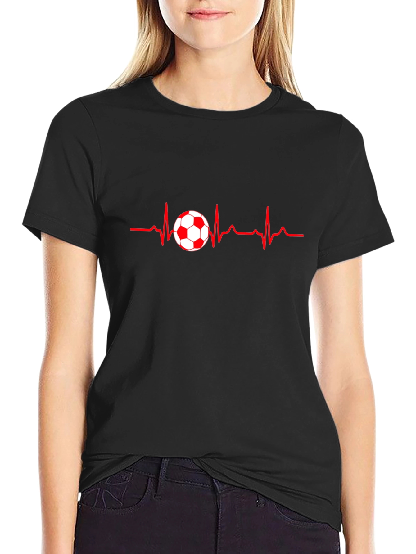 Soccer Heartbeat T-Shirt - Passion for the Game!