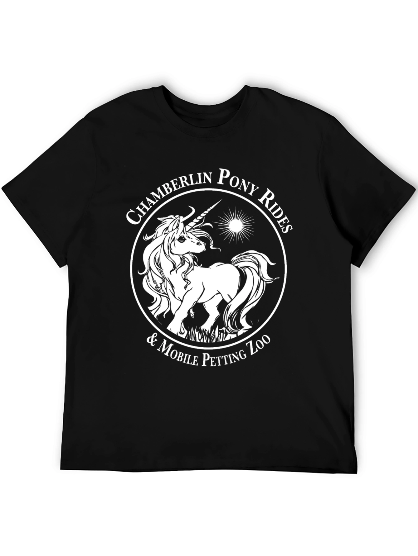 Chamberlin Pony Rides Black T-Shirt