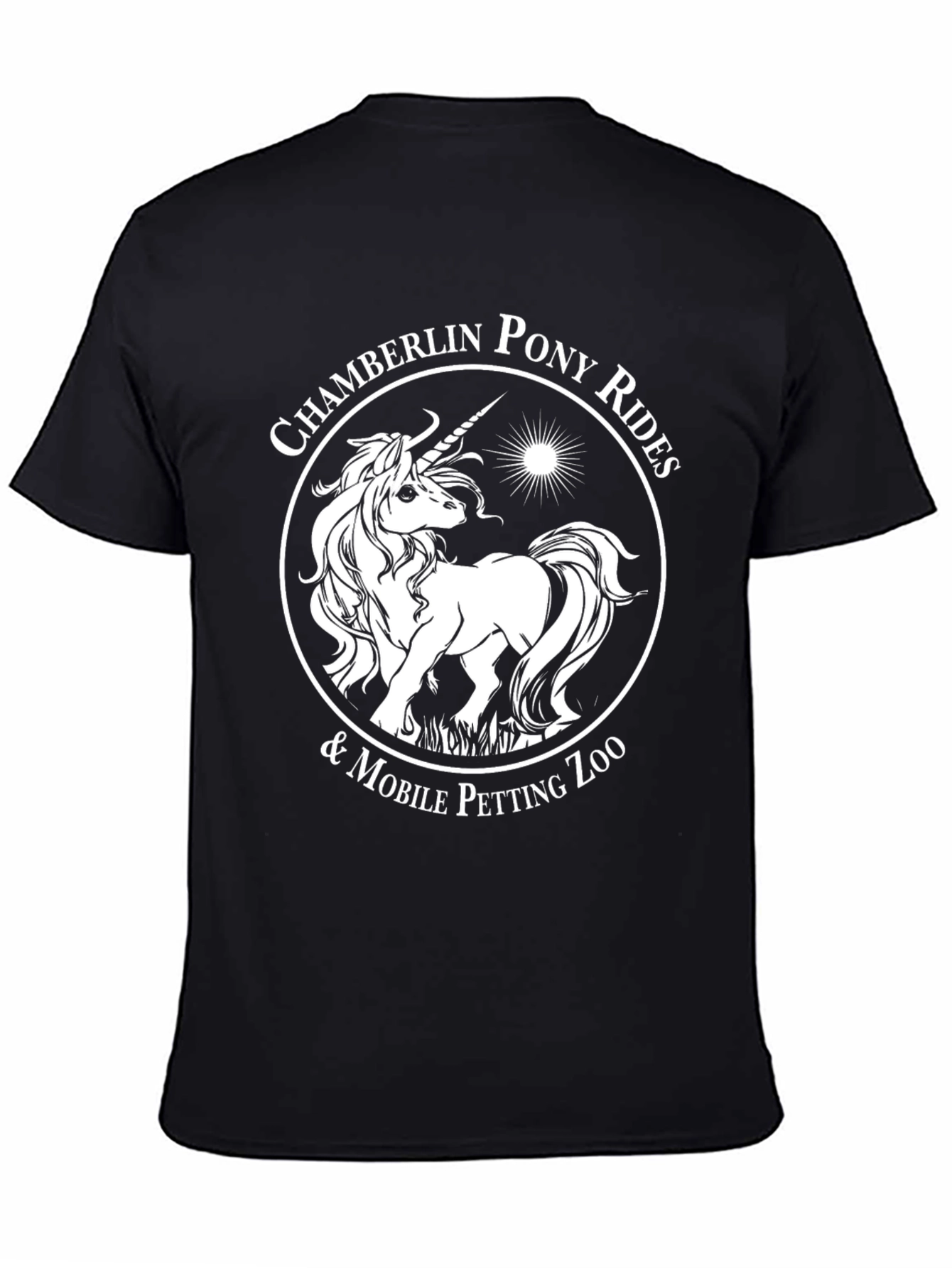 Chamberlin Pony Rides Black T-Shirt