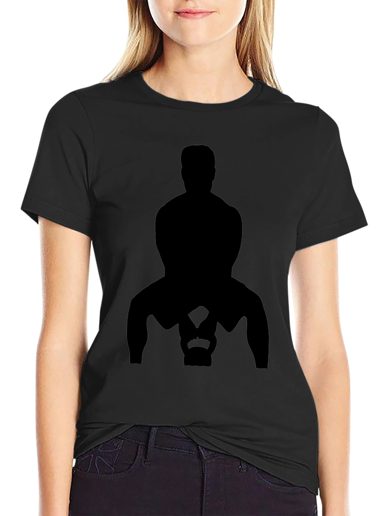Silhouette Kettlebell Workout T-Shirt