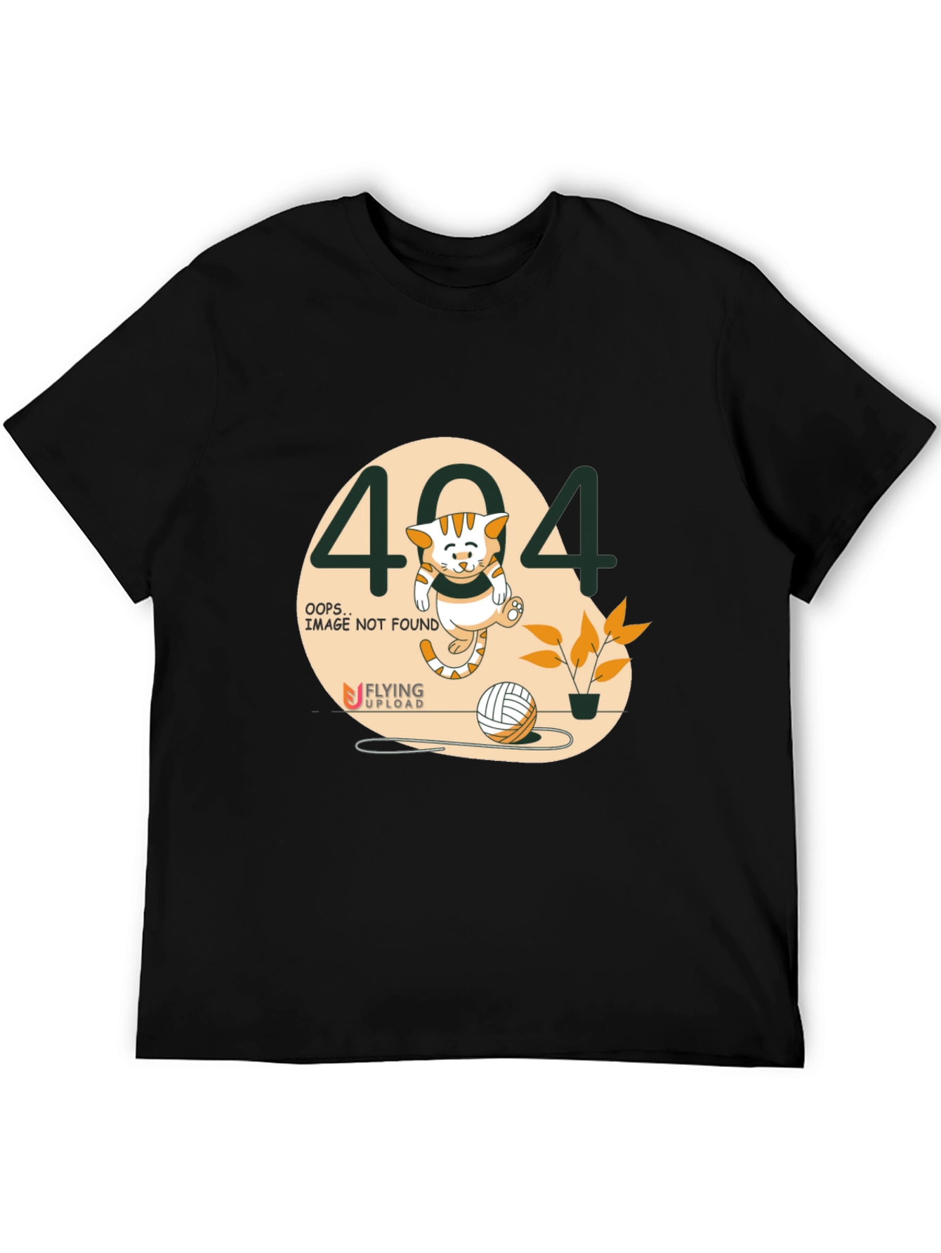 Error 404 Cat Graphic T-Shirt