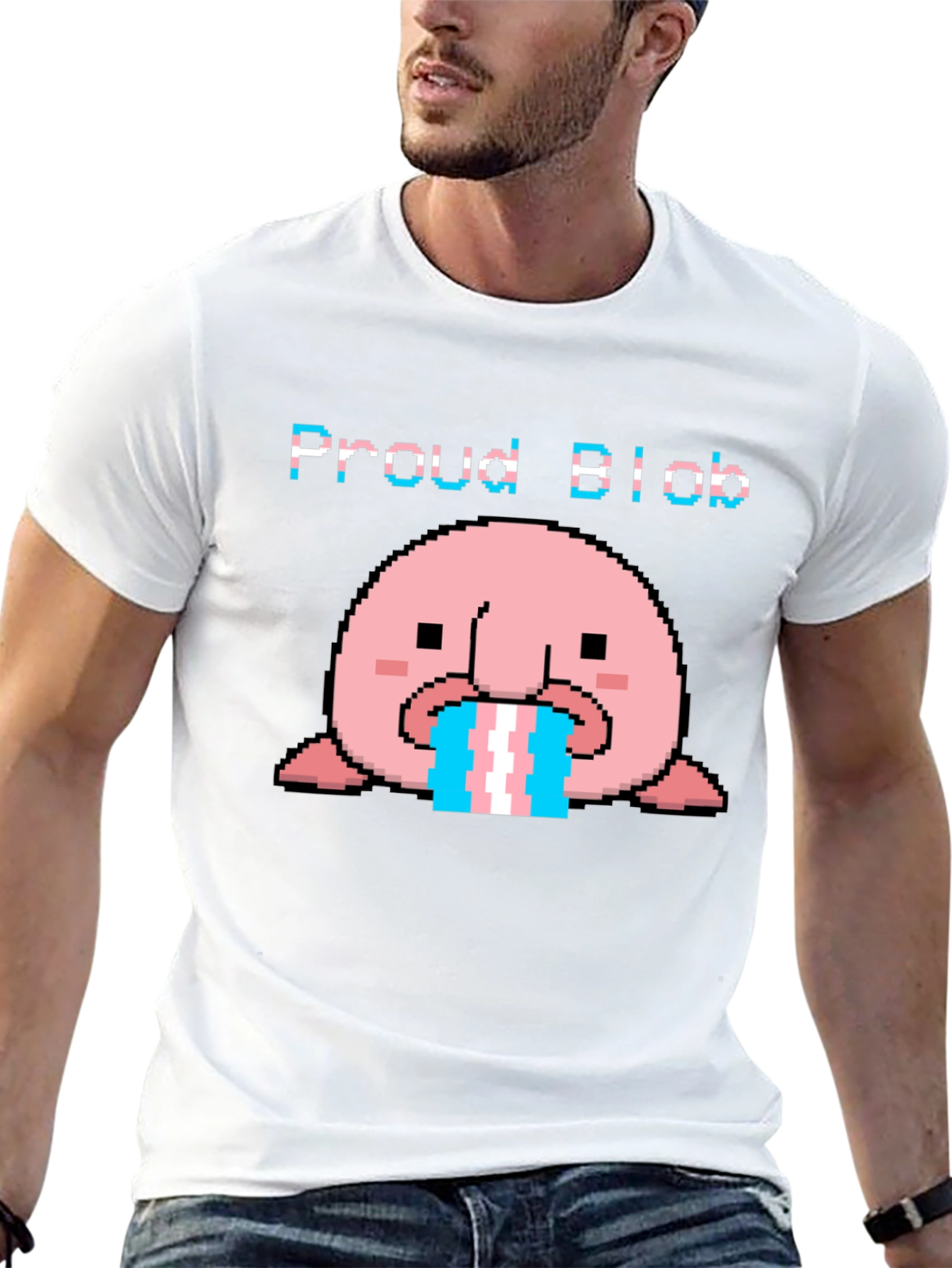 Proud Blob Transgender T-Shirt
