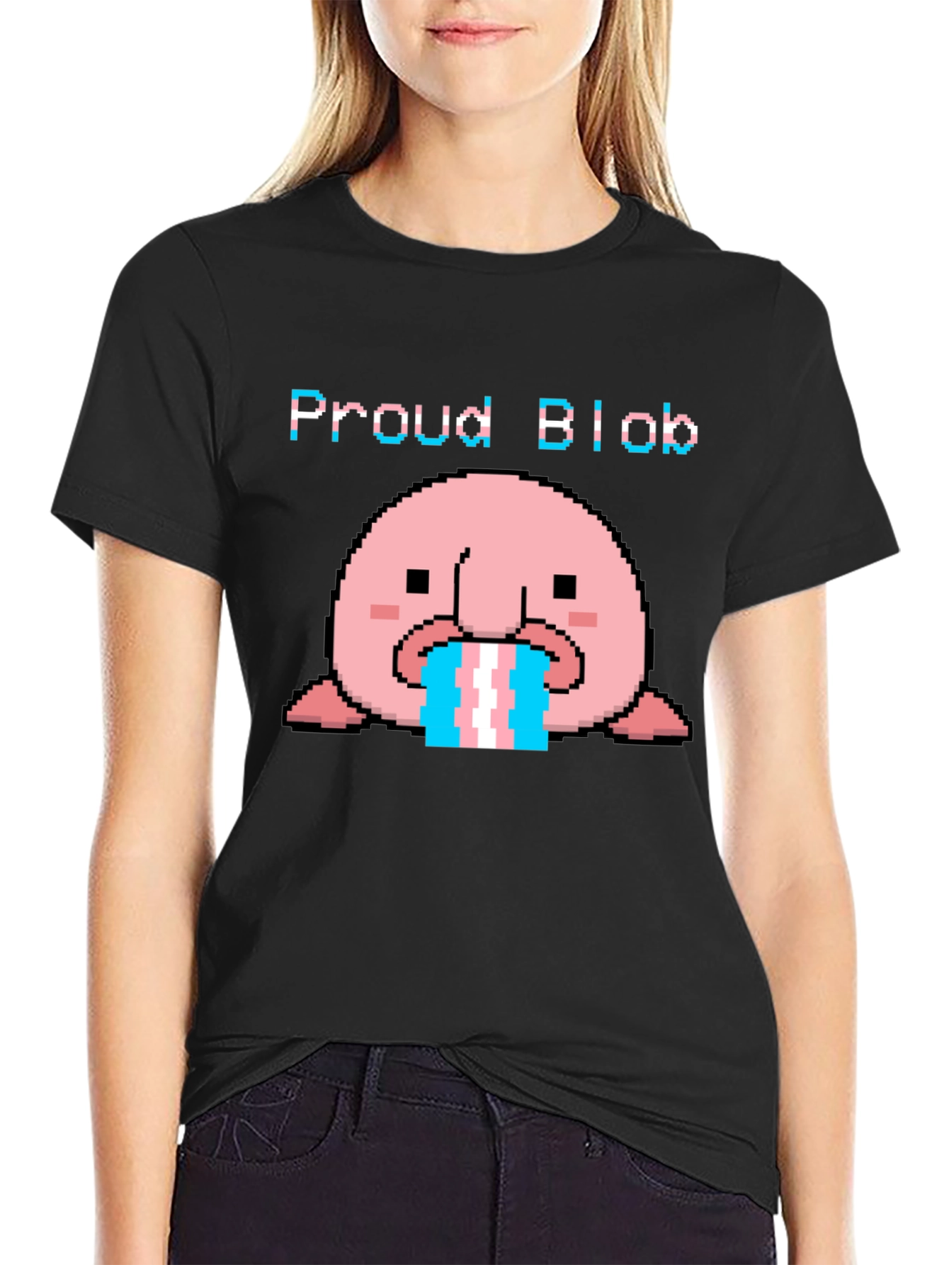 Proud Blob Transgender T-Shirt