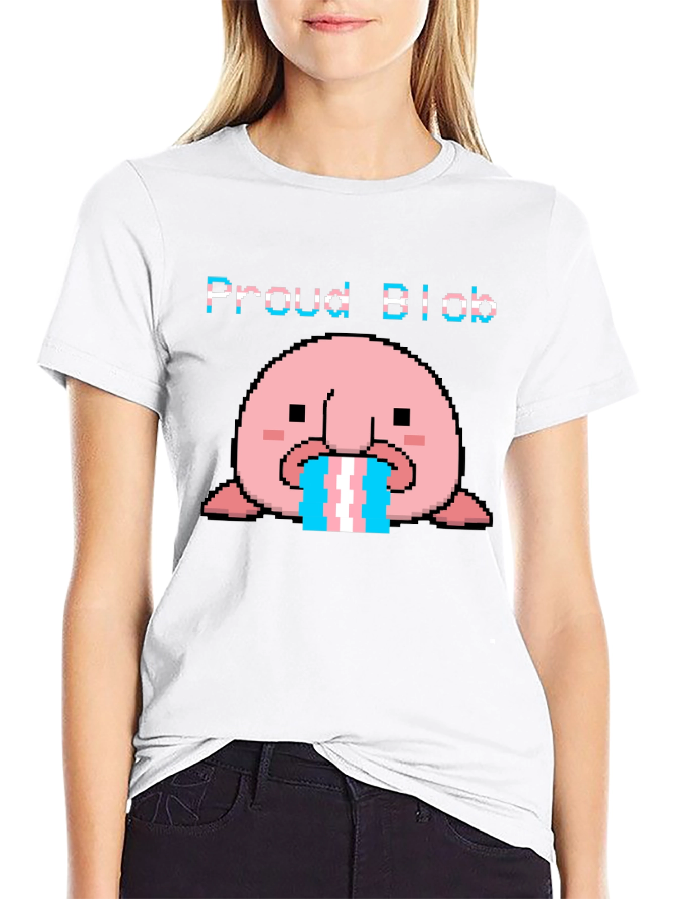 Proud Blob Transgender T-Shirt
