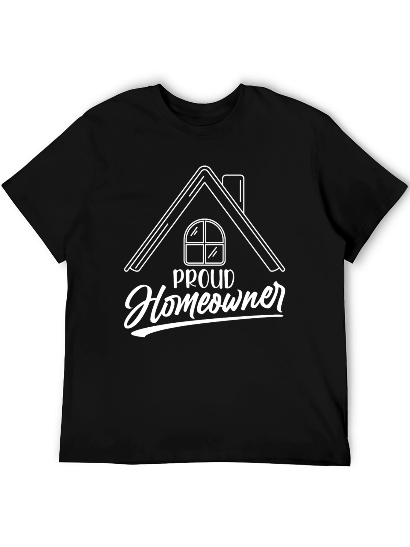 Proud Homeowner Graphic Tee - Black