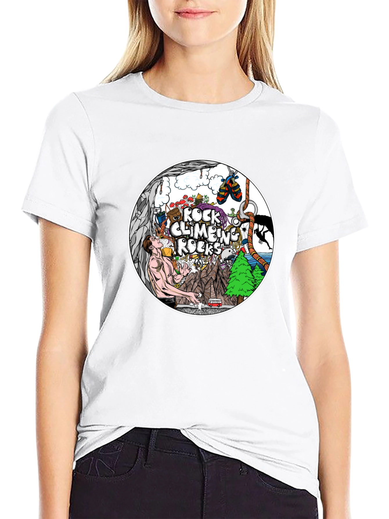 Rock Climbing Rocks T-Shirt - Adventure Time!