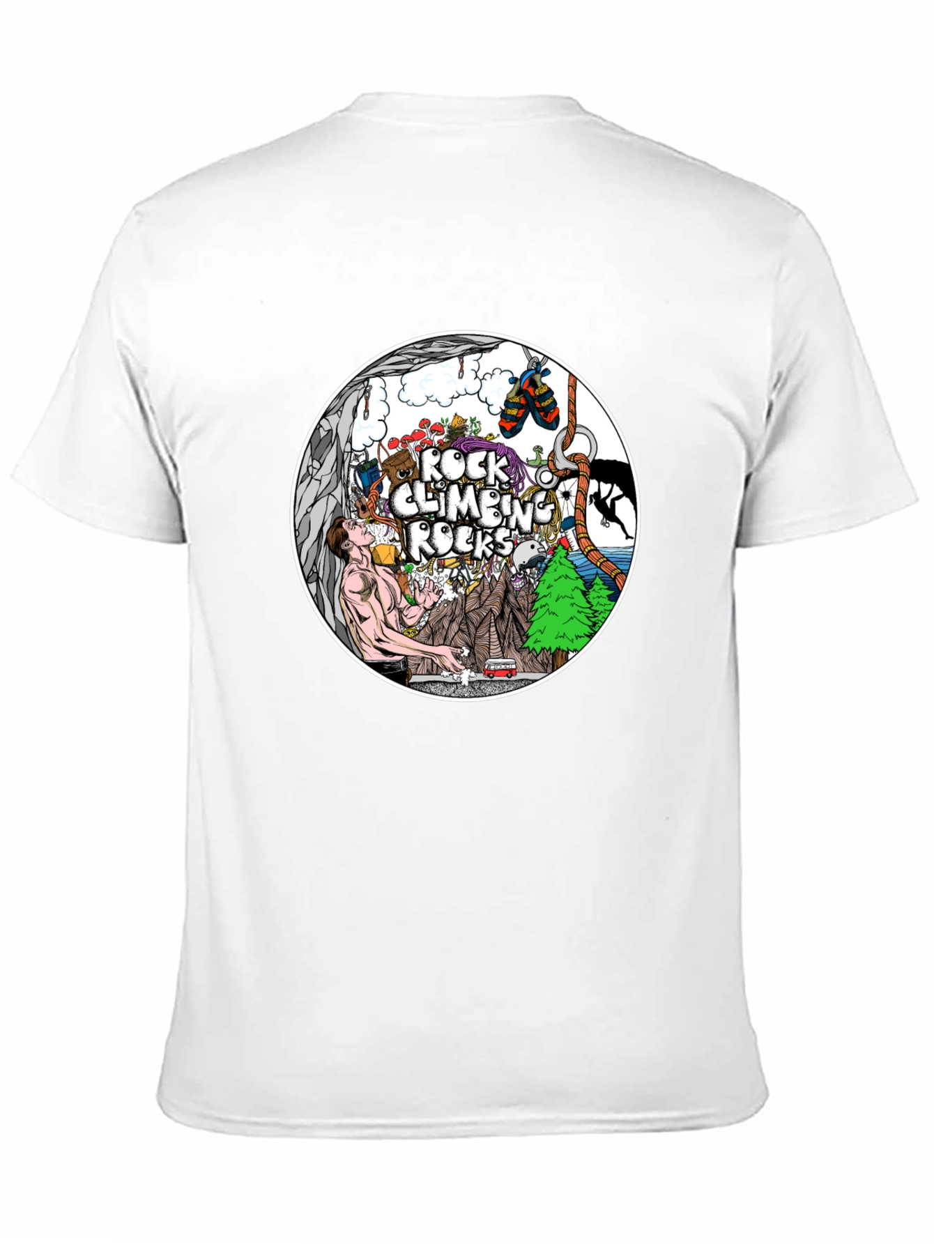 Rock Climbing Rocks T-Shirt - Adventure Time!