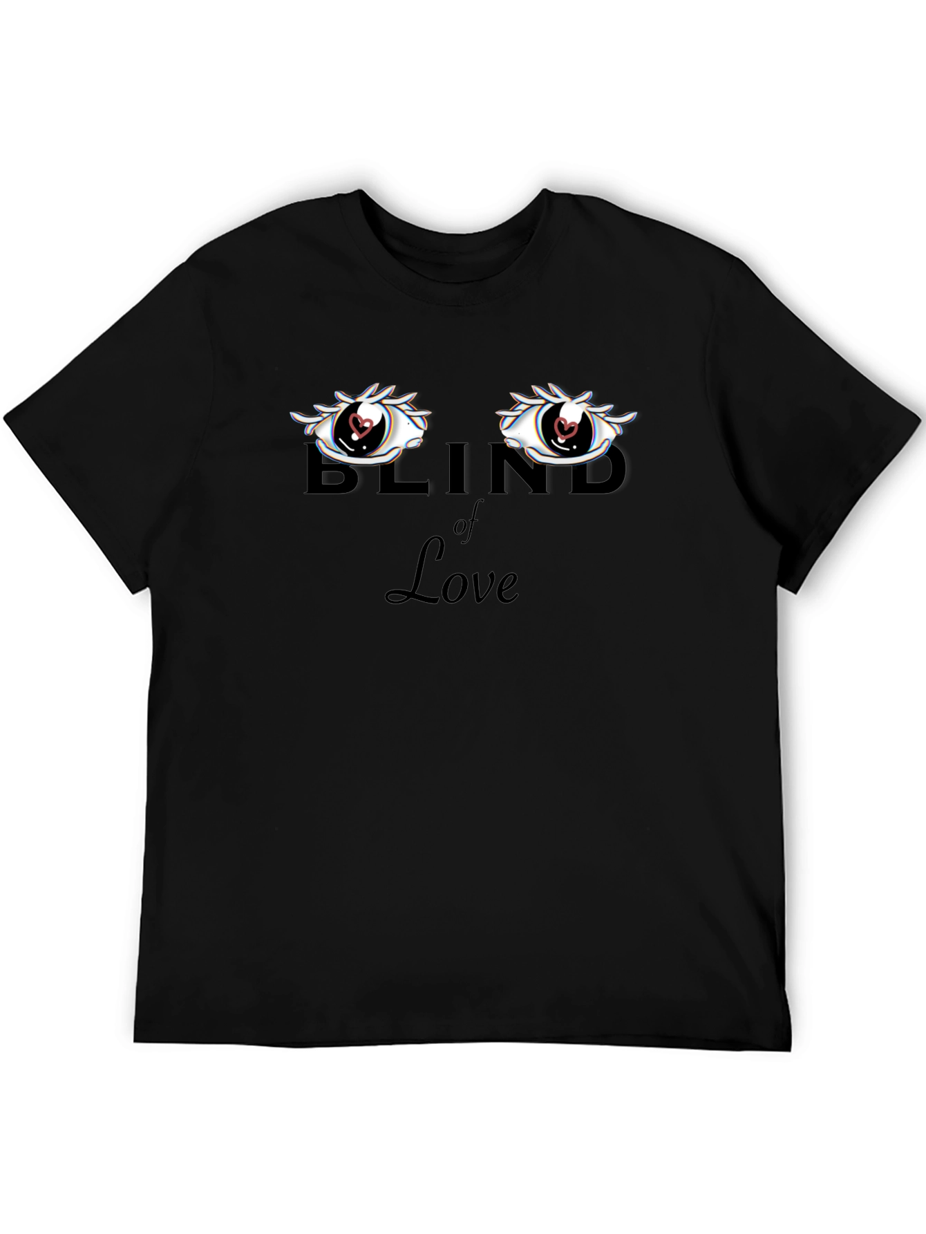 Blind of Love Graphic Tee - Black T-Shirt