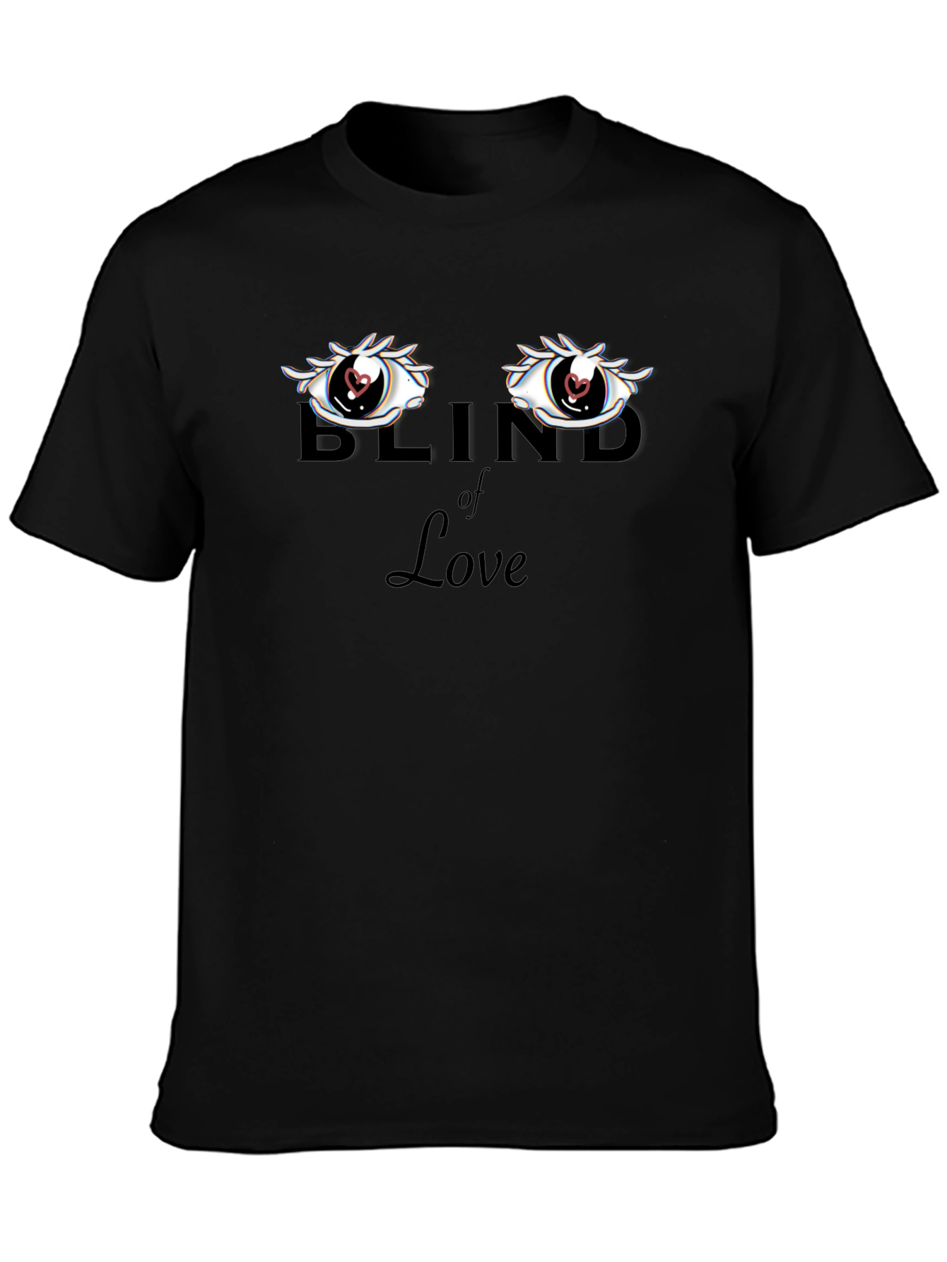 Blind of Love Graphic Tee - Black T-Shirt