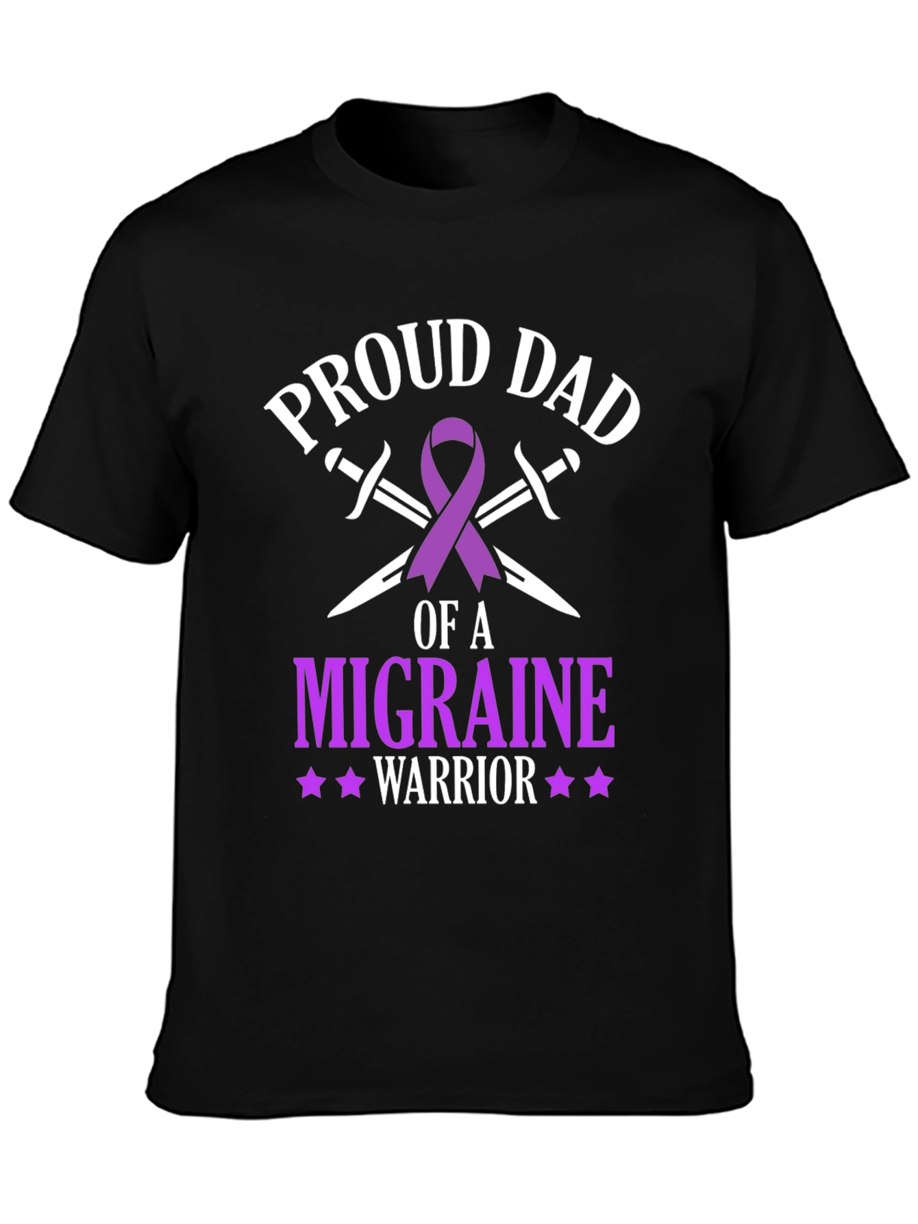 Proud Dad Migraine Warrior T-Shirt