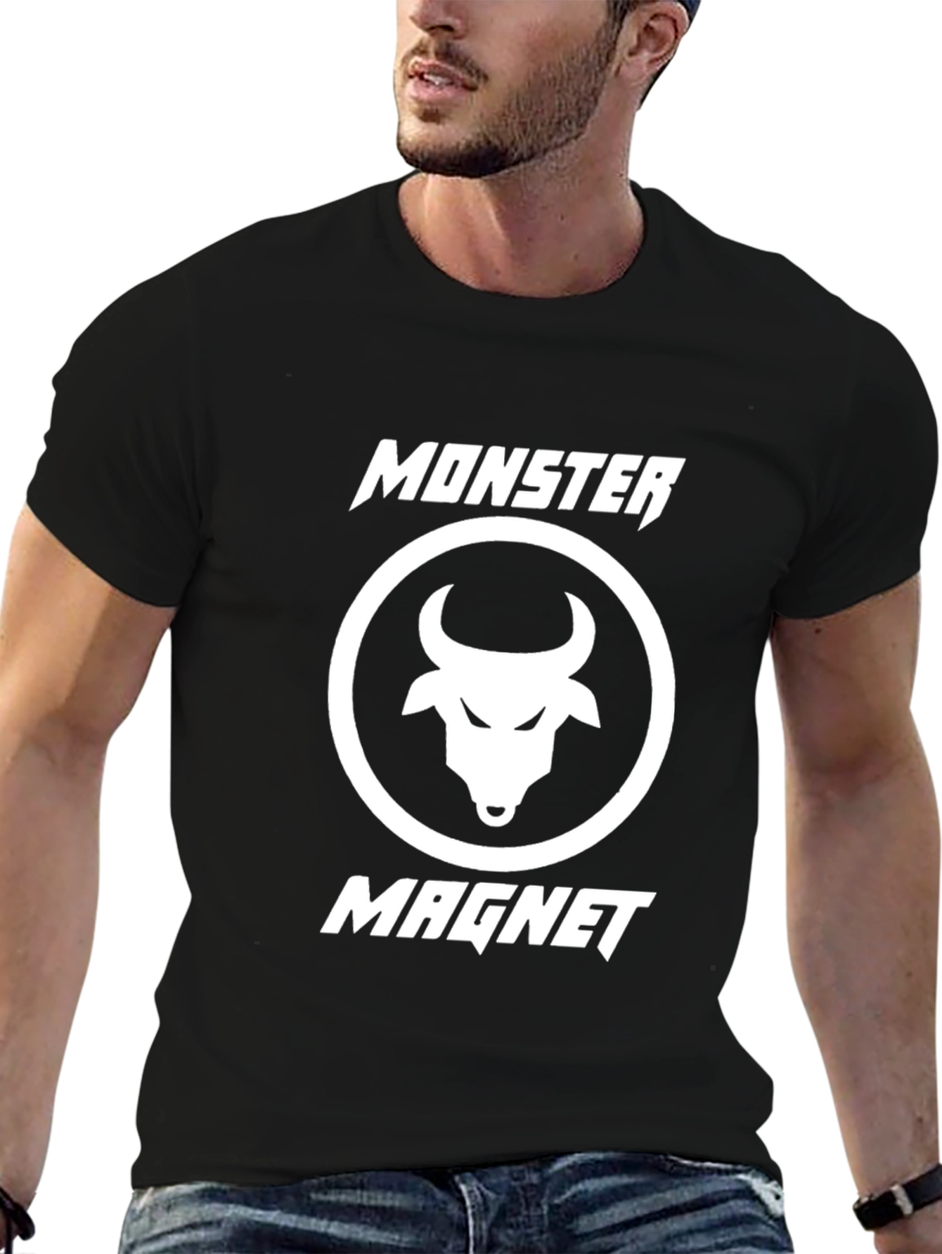 Monster Magnet Black T-Shirt - Bold Graphic Tee