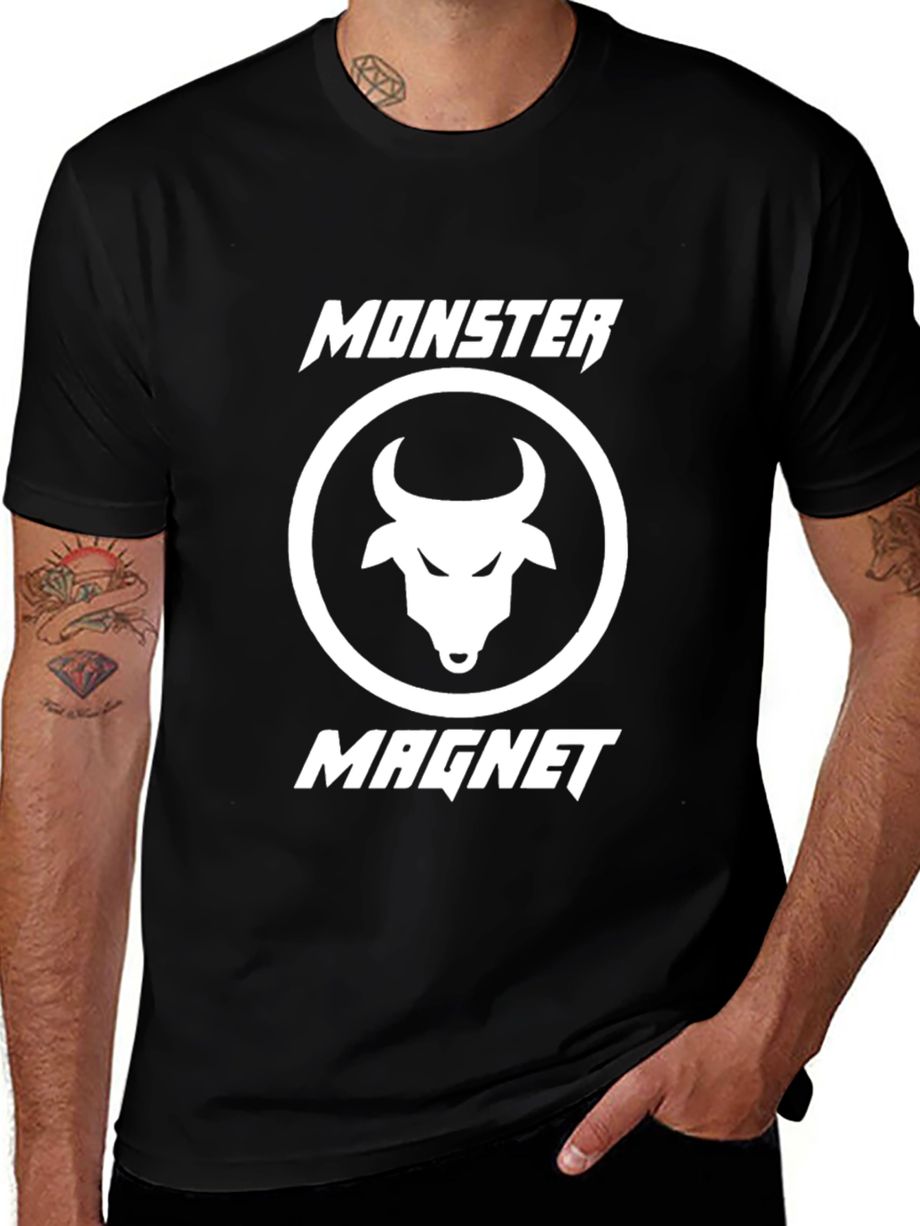 Monster Magnet Black T-Shirt - Bold Graphic Tee