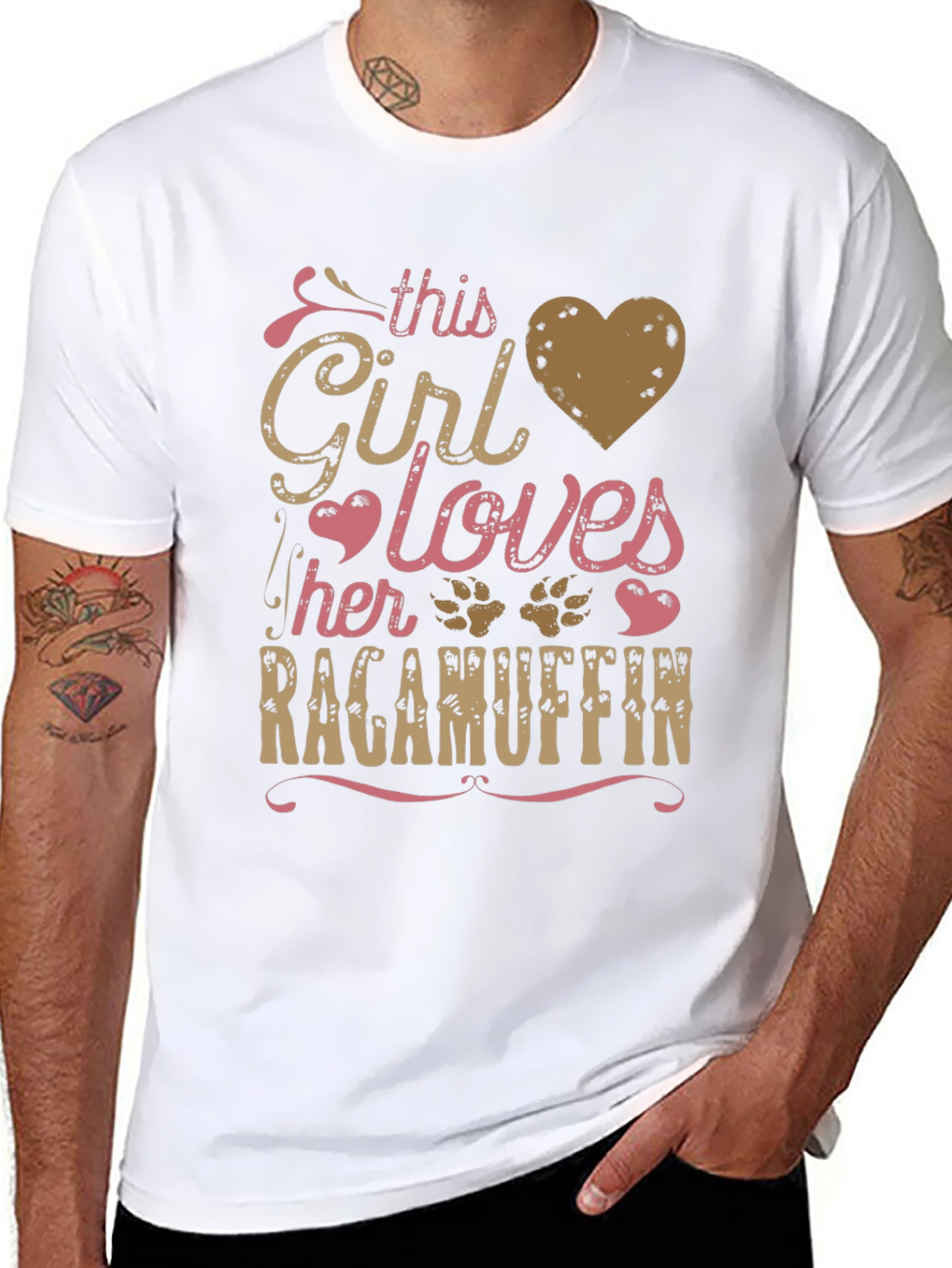 Girl Loves Ragamuffin Dog Breed T-Shirt